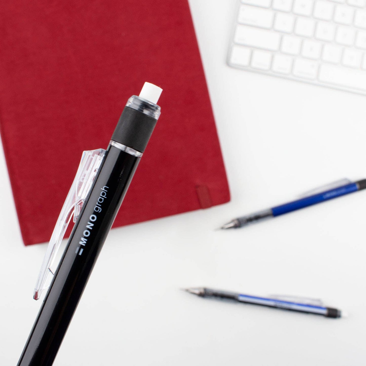 Tombow - MONO Graph Mechanical Pencil Eraser Refill, 3-pack