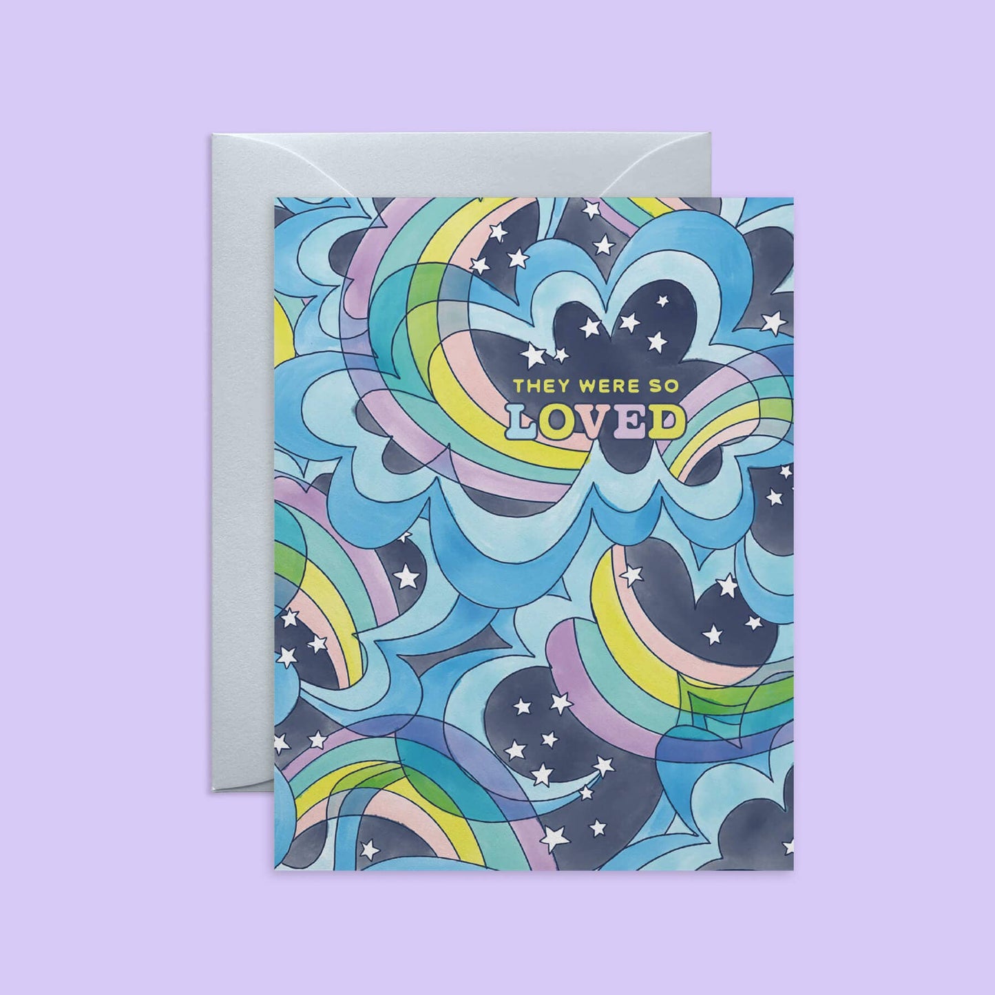 O.O.M.F Creative - Rainbow Bridge Pet Sympathy Card