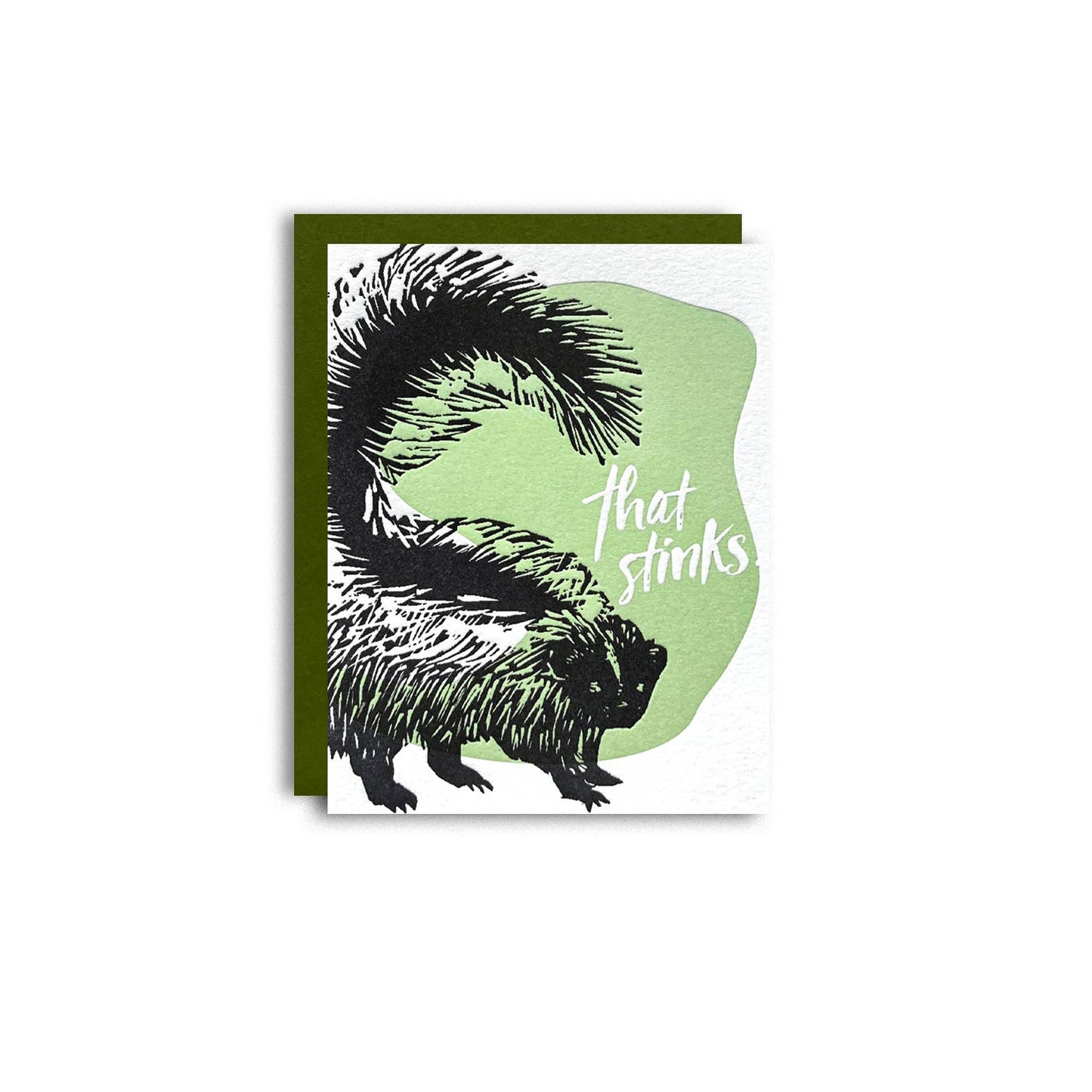 Pier Six Press - That Stinks Letterpress Greeting Card