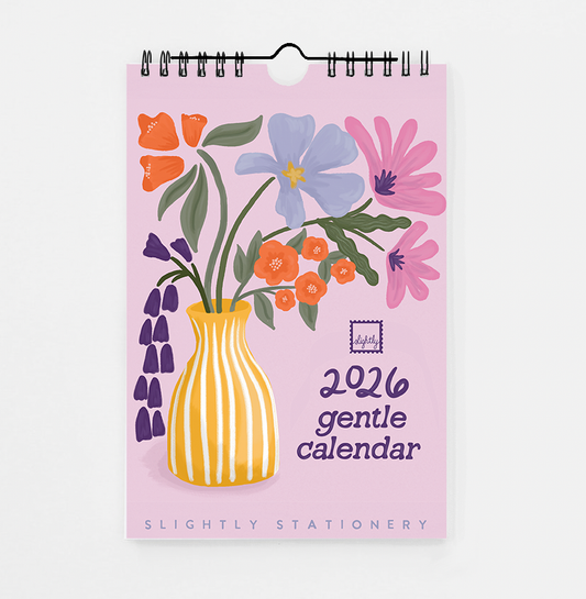 Slightly Stationery - 2026 Gentle Calendar