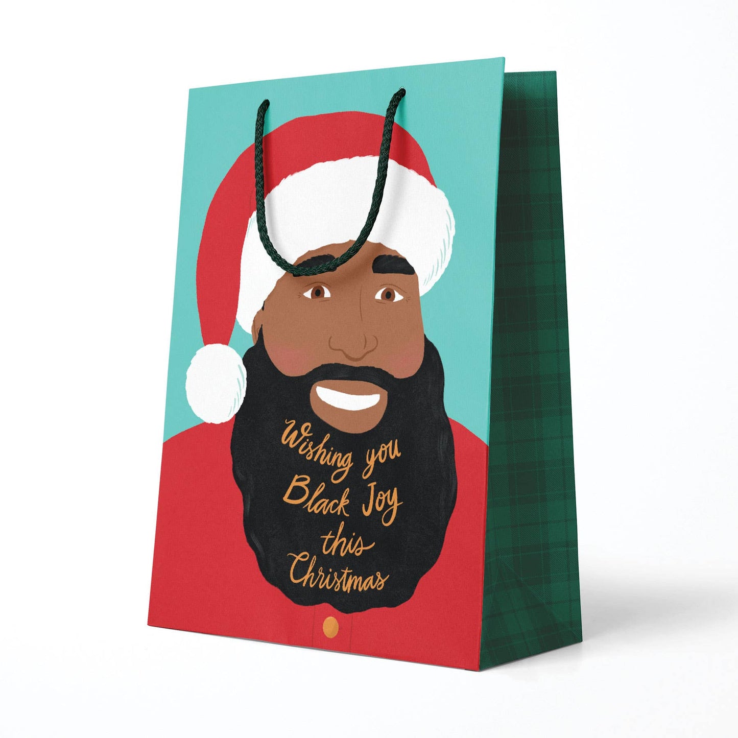 Pineapple Sundays Design Studio - Black Santa Gift Bag