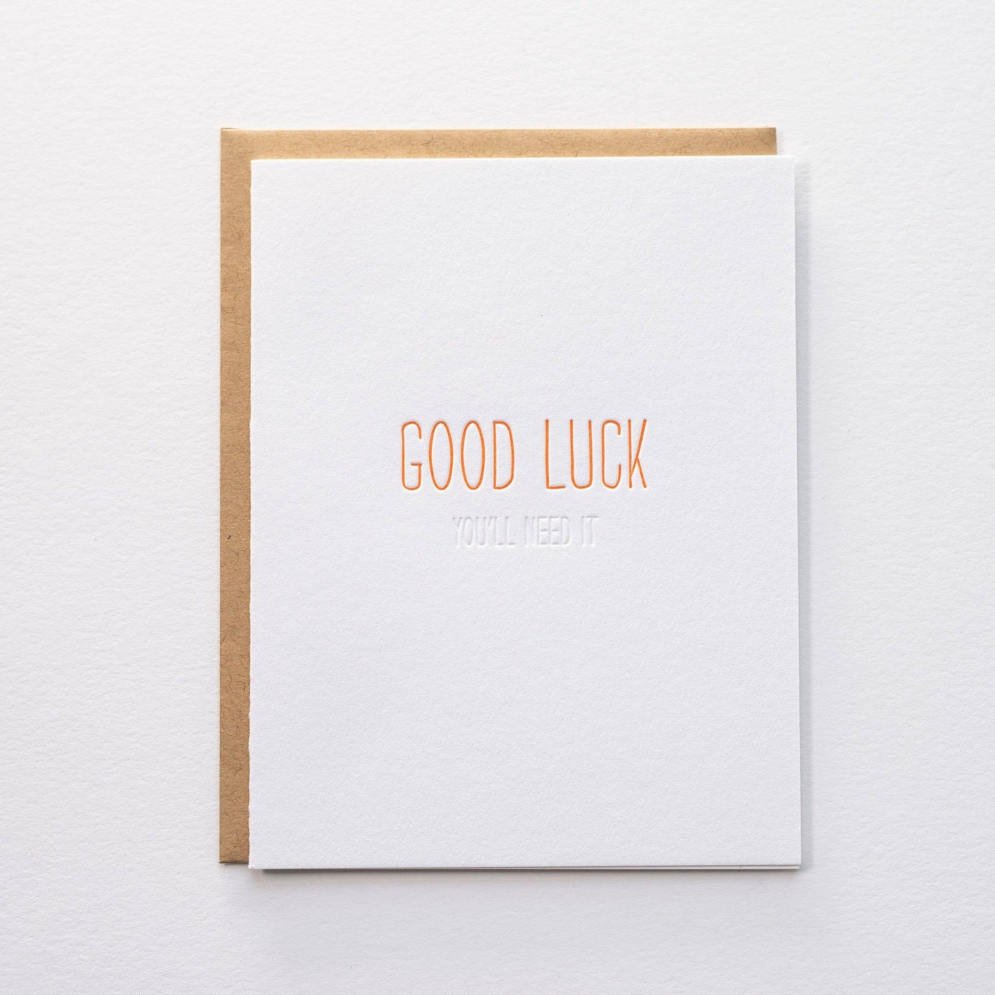 Hidden Good Luck - Snarky Greeting Card