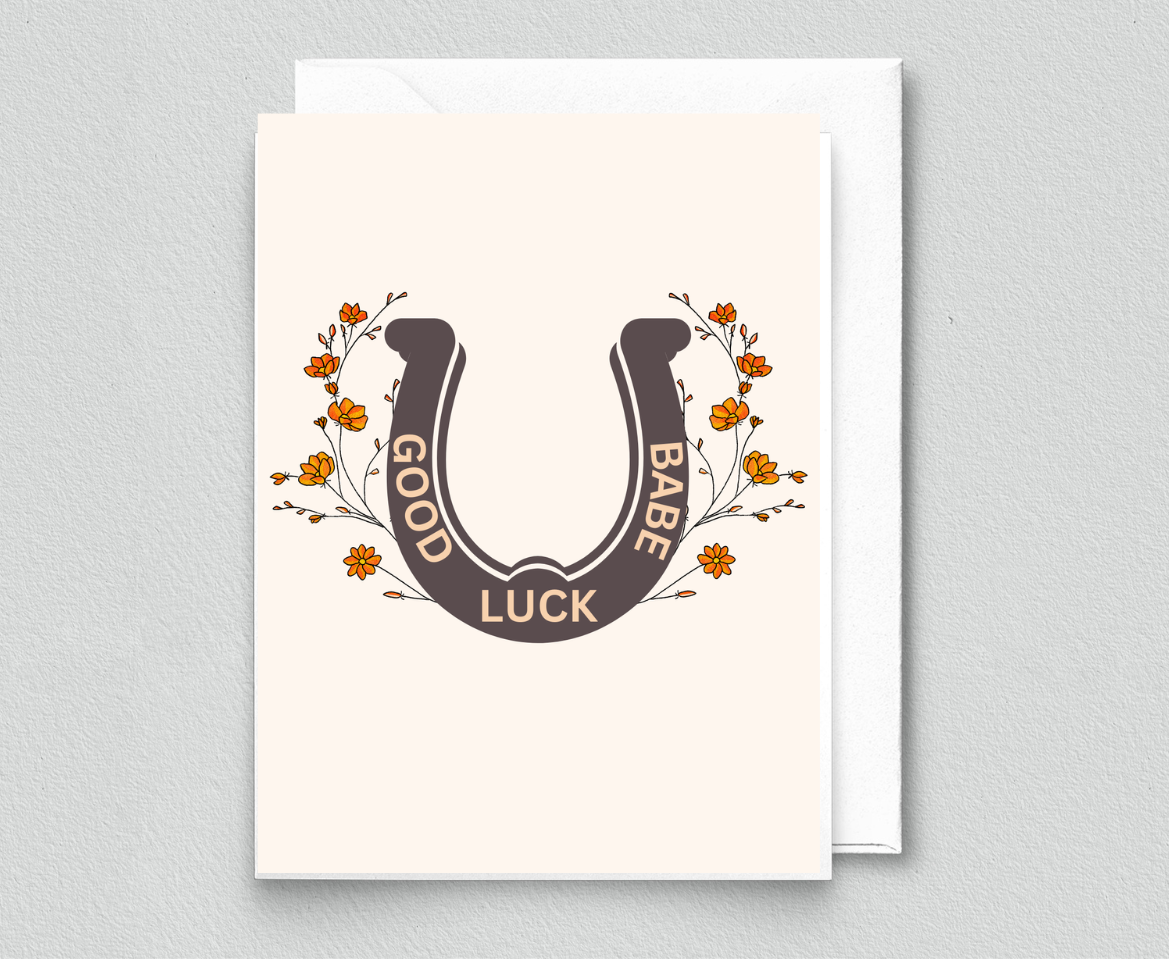 inviting affairs paperie - Good Luck Babe Card