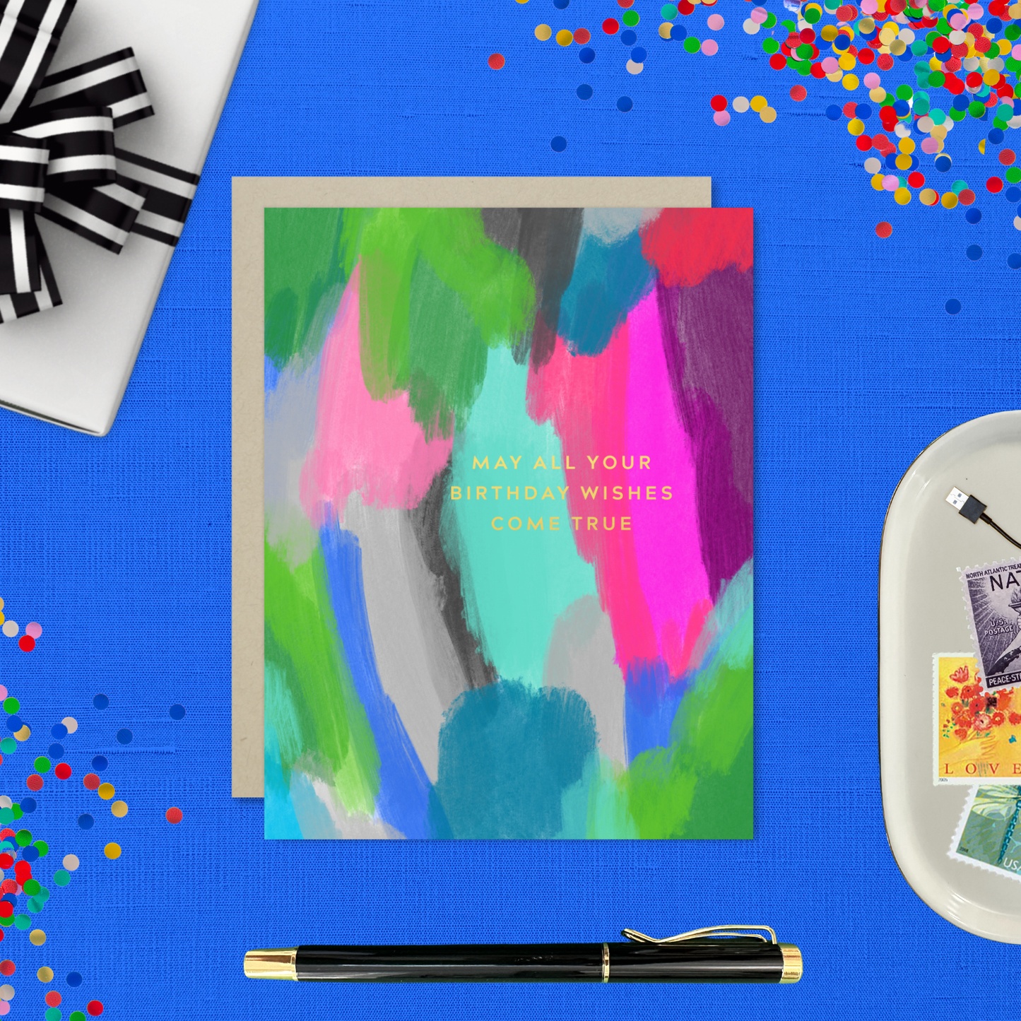 Barone and Co. - Painterly Birthday Birthday Card