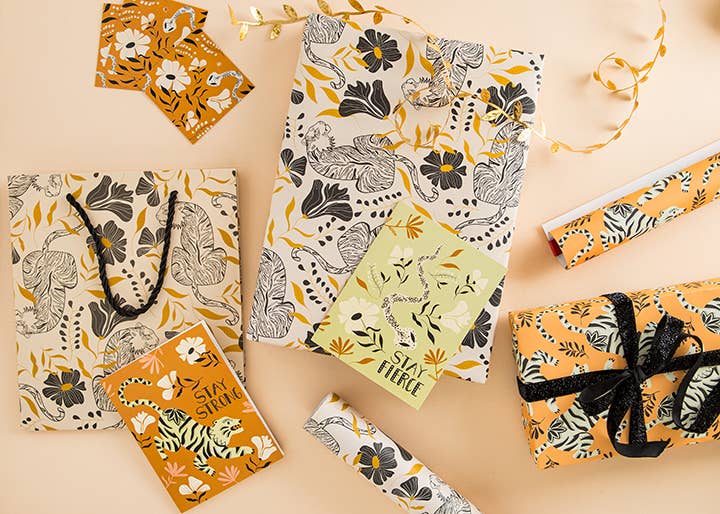 Amicreative - Tiger Jungle Themed Gift Bag