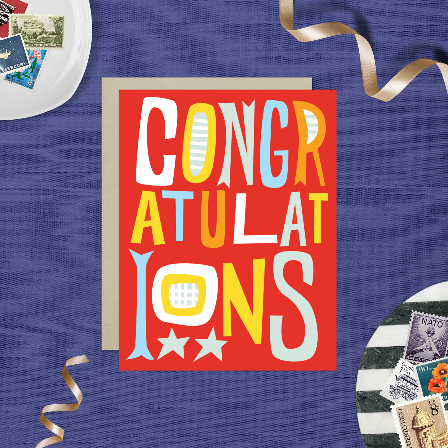 Barone and Co. - Congrats Funky Congrats Card