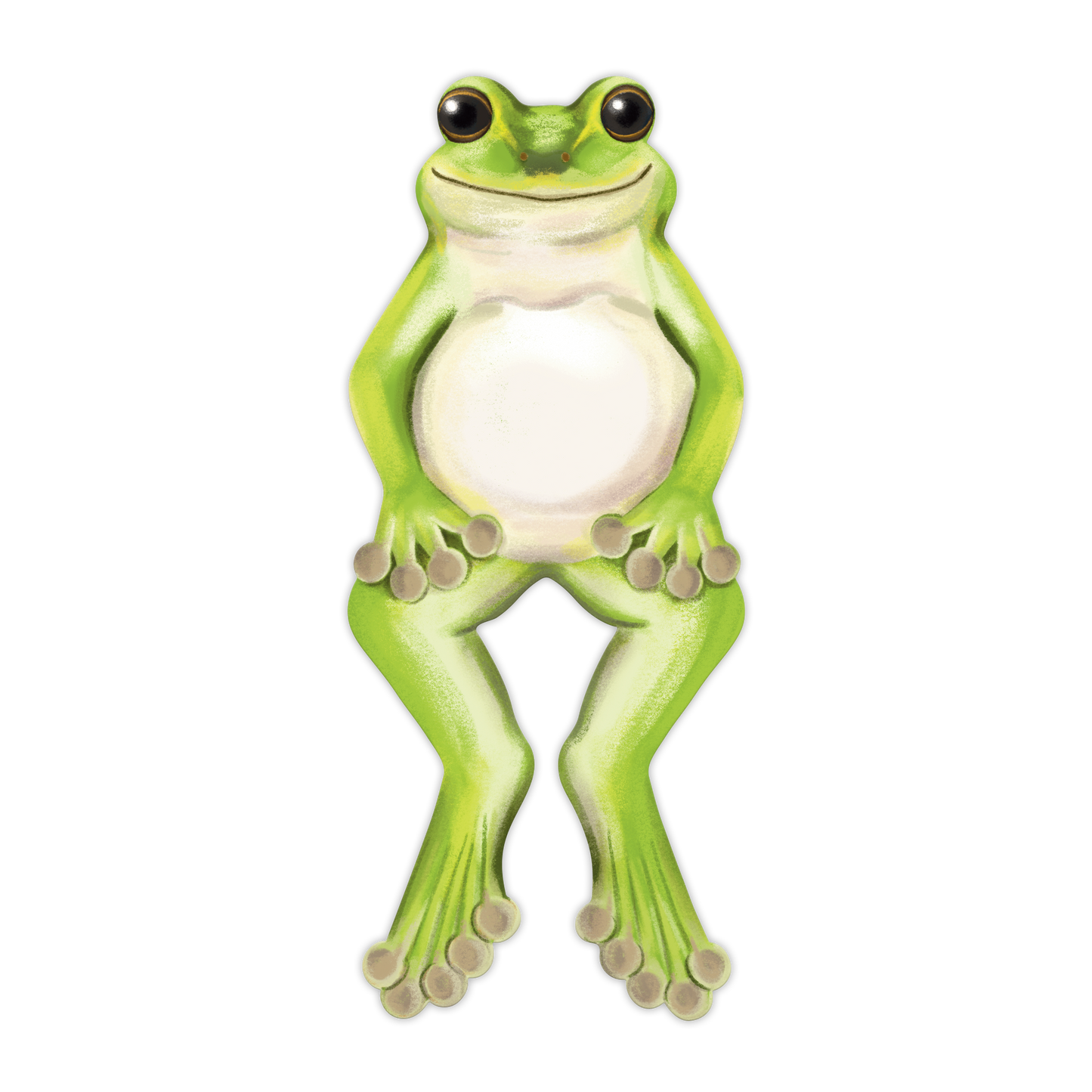 Grey Street Paper - Frog Die-Cut Bookmark