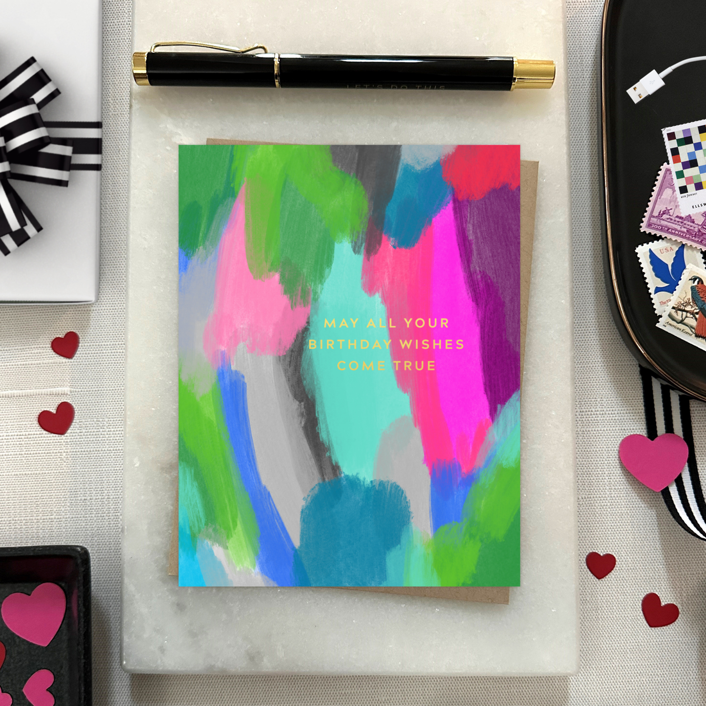 Barone and Co. - Painterly Birthday Birthday Card