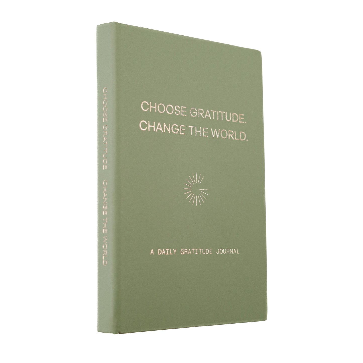 Gratitude Gifted - Choose Gratitude Change the World Gratitude Journal Sage