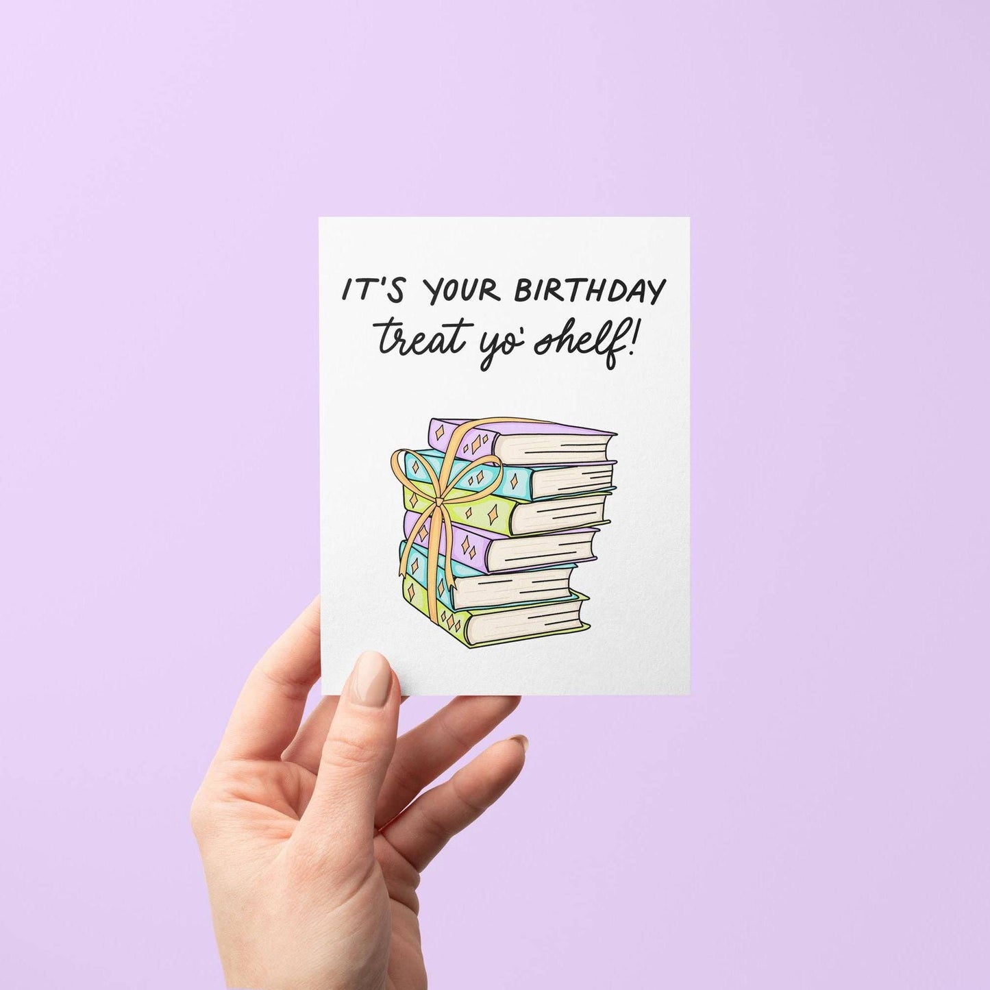 MangoIllustrated - Treat yo' shelf birthday card