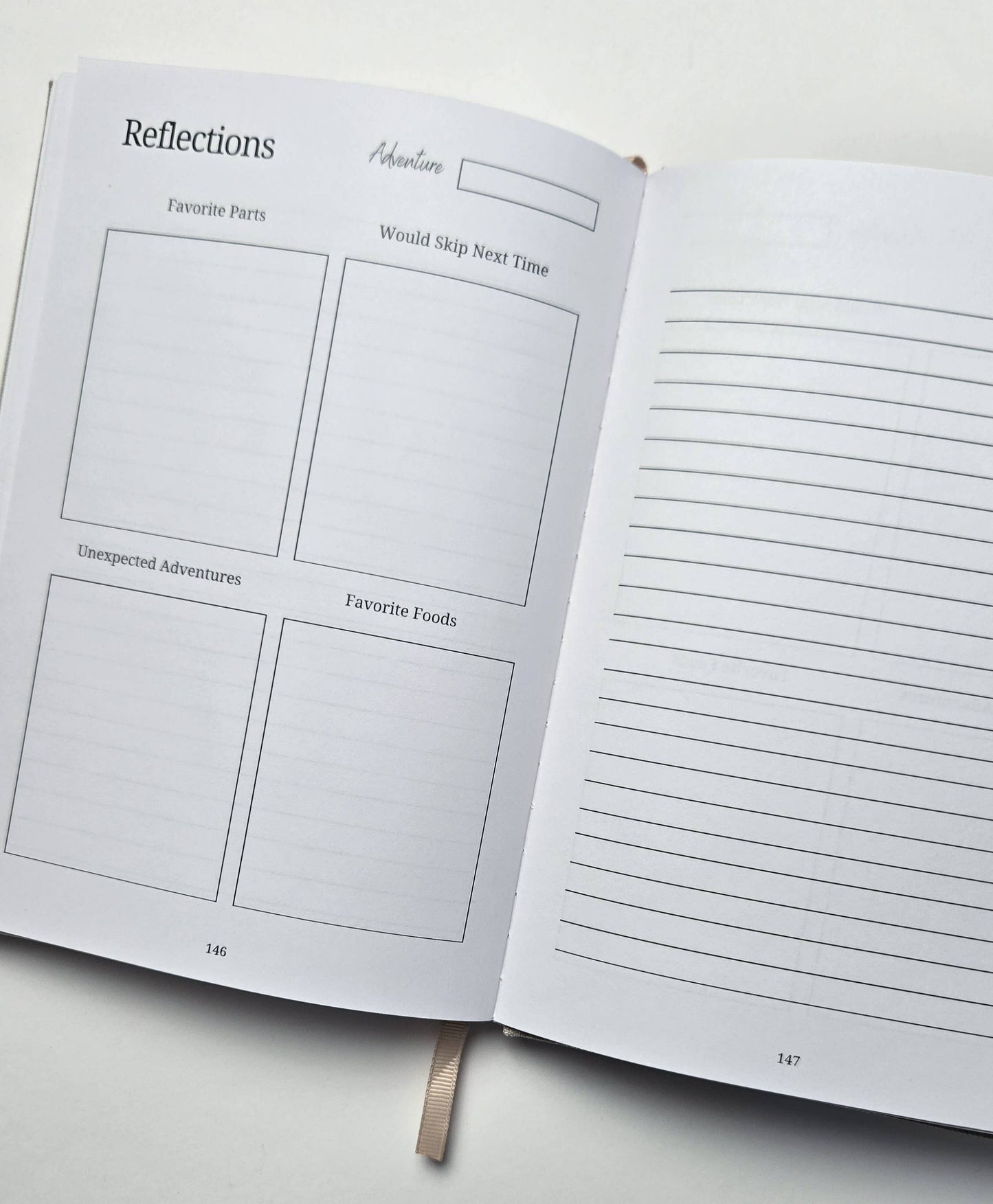 emmy+olly - Adventure Journal - Linen Customizable Travel Journal