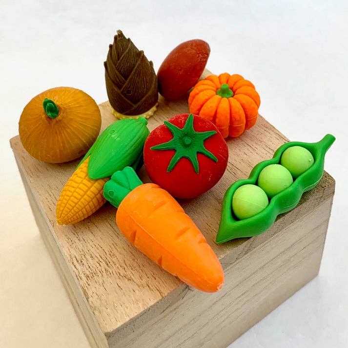 Iwako Vegetable Eraser Set