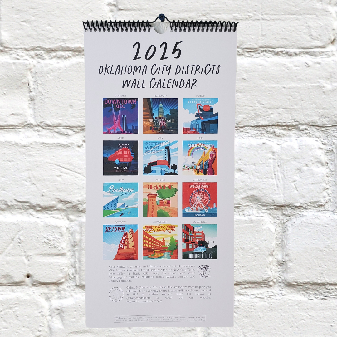 2025 OKC District Wall Calendar