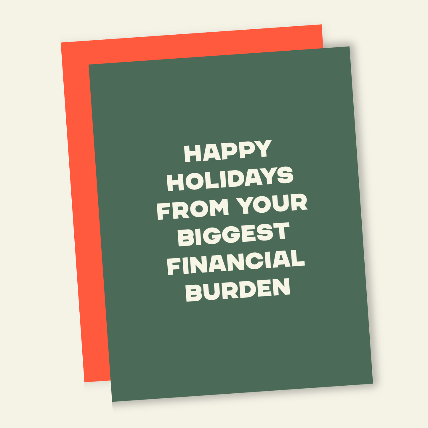 That’s So Andrew - Biggest Financial Burden | Funny Holiday & Christmas Greeting Card