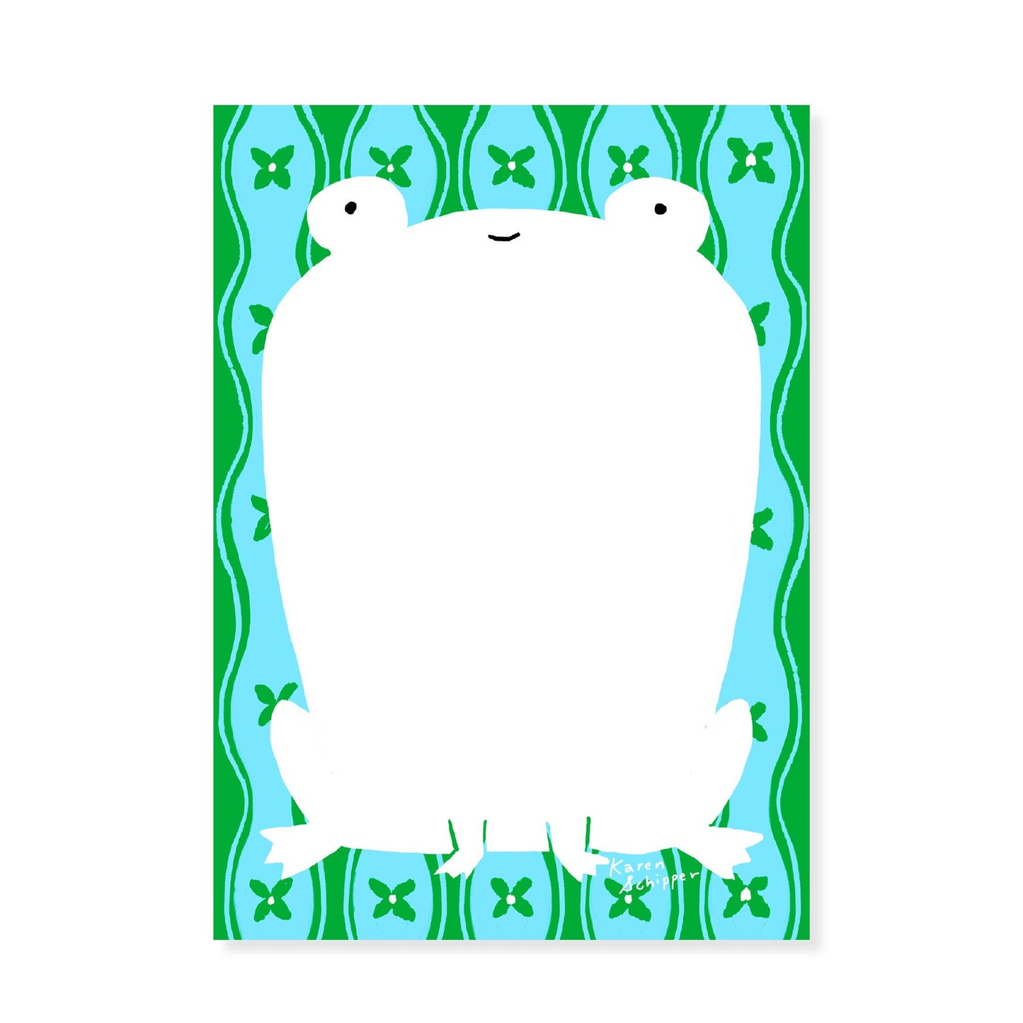 Frances Frog - Desk Notepad