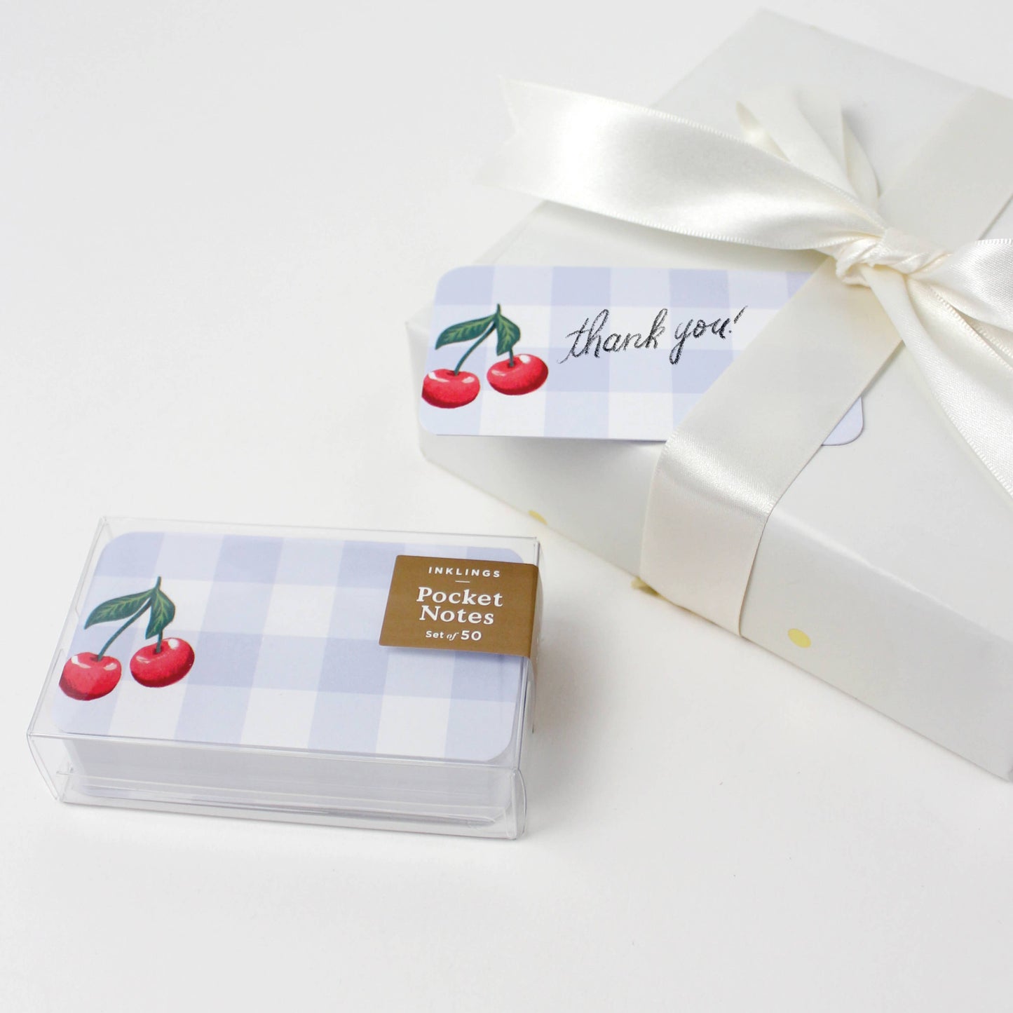 Cherry Gingham - Pocket Notes