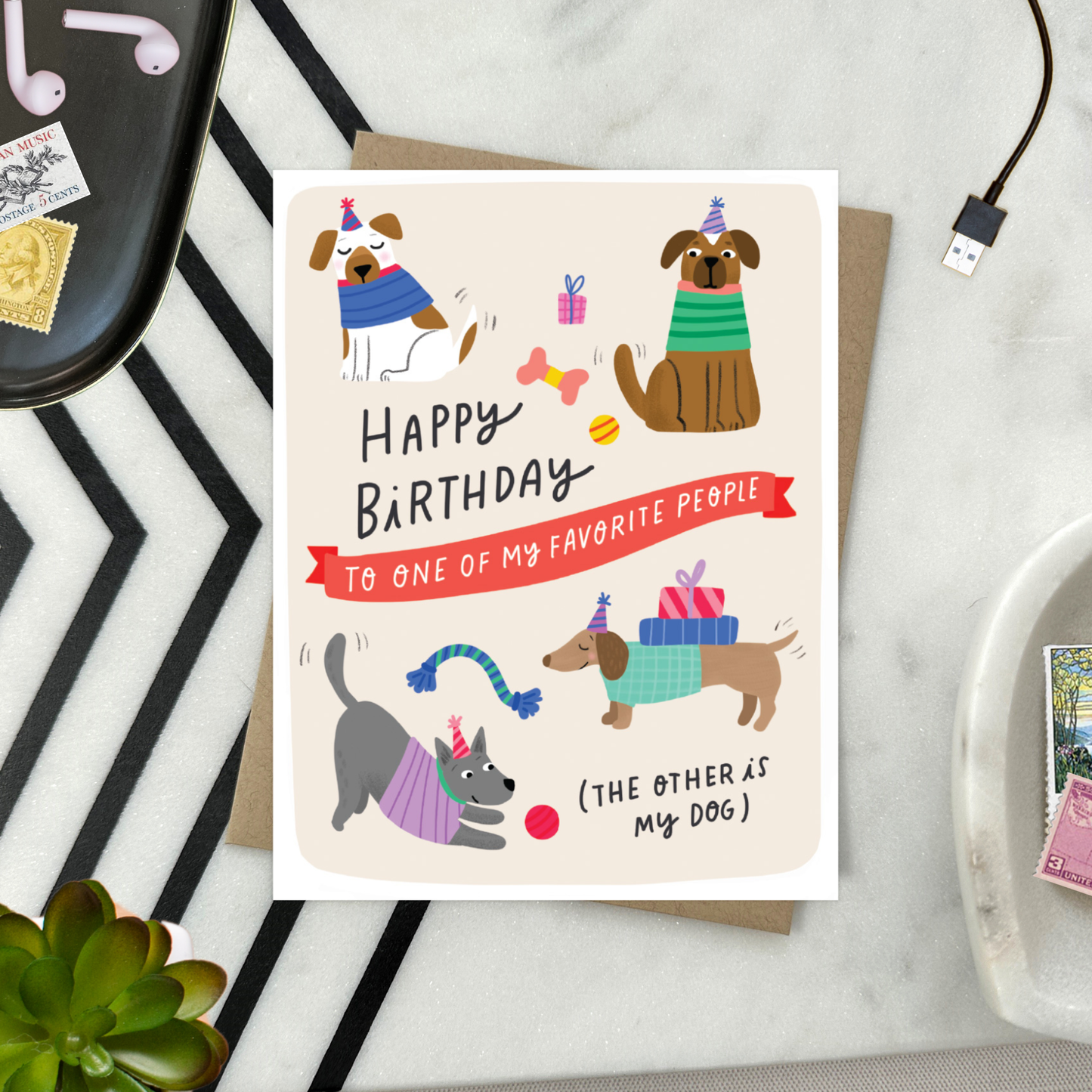 Barone and Co. - Favorite Dog Birthday Card