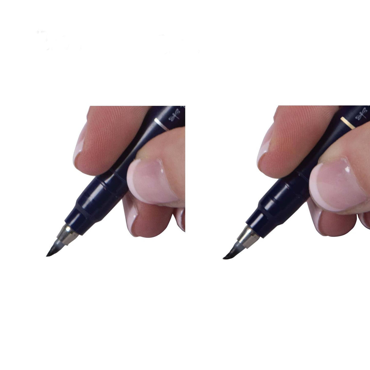 Tombow - BLACK Fudenosuke Calligraphy Brush Pens (set of 2)
