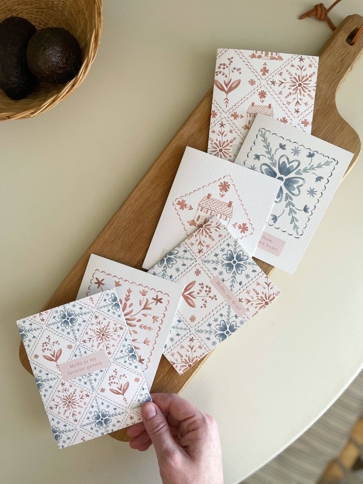 By Caroline Ann - Hello Favorite Person Greeting Card - Thoughtful friendship
