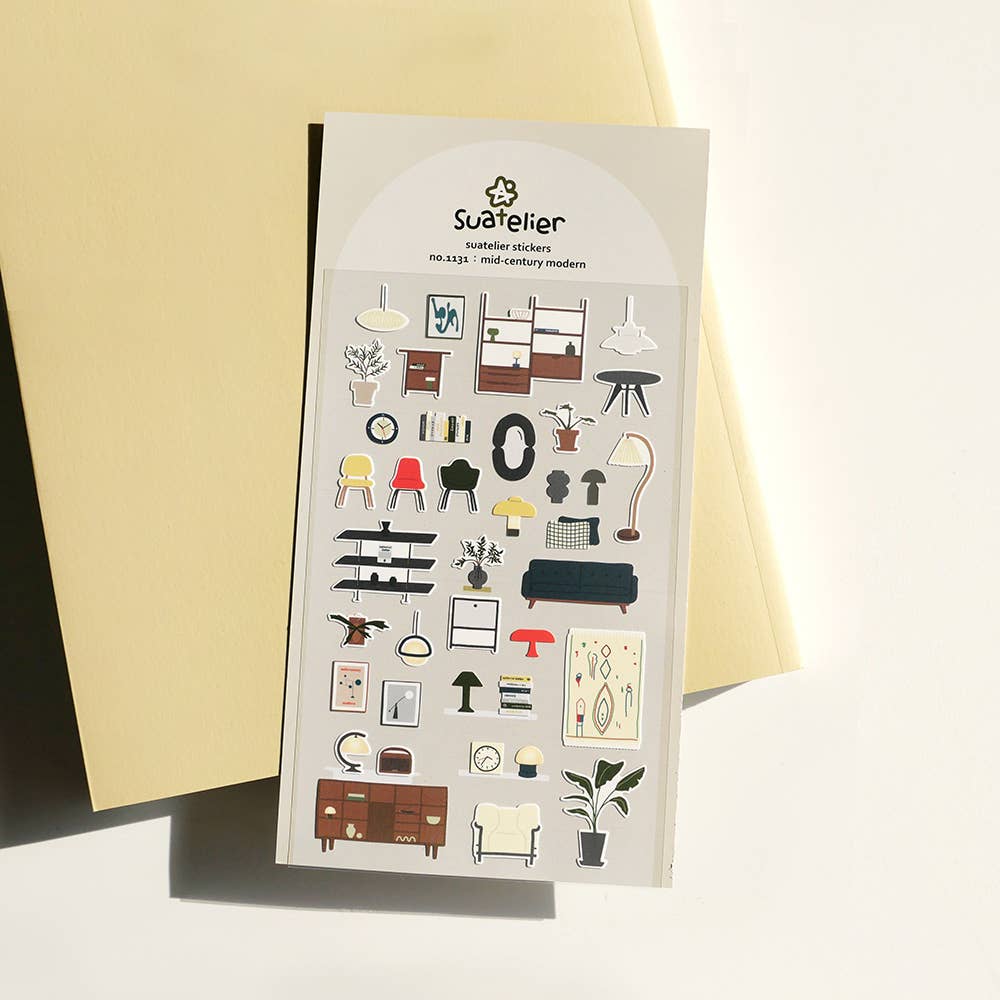 Mid-century Modern - Sticker Sheet