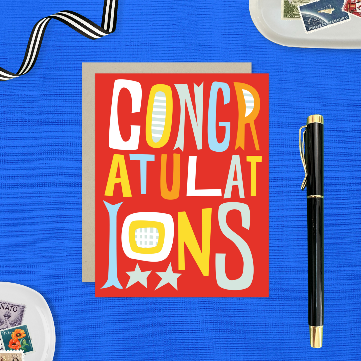 Barone and Co. - Congrats Funky Congrats Card