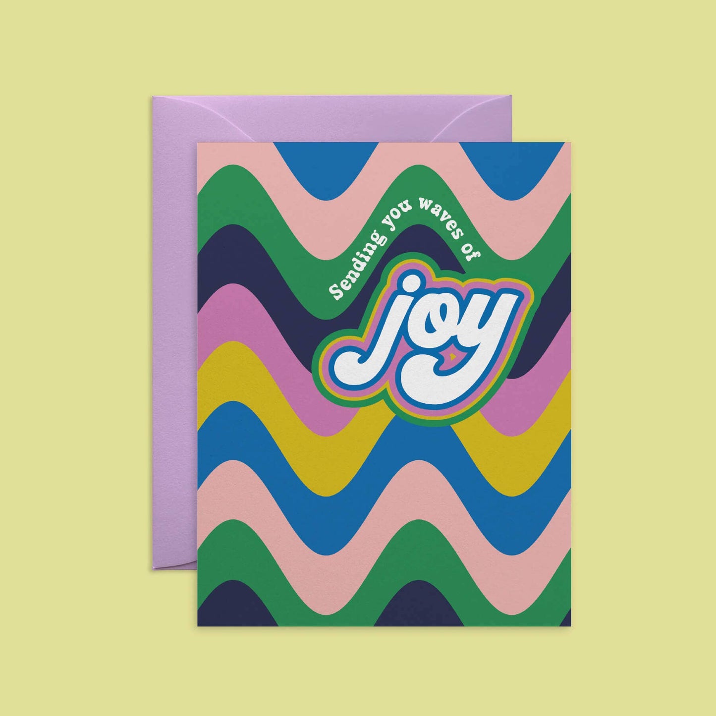 O.O.M.F Creative - Groovy Stripe Card