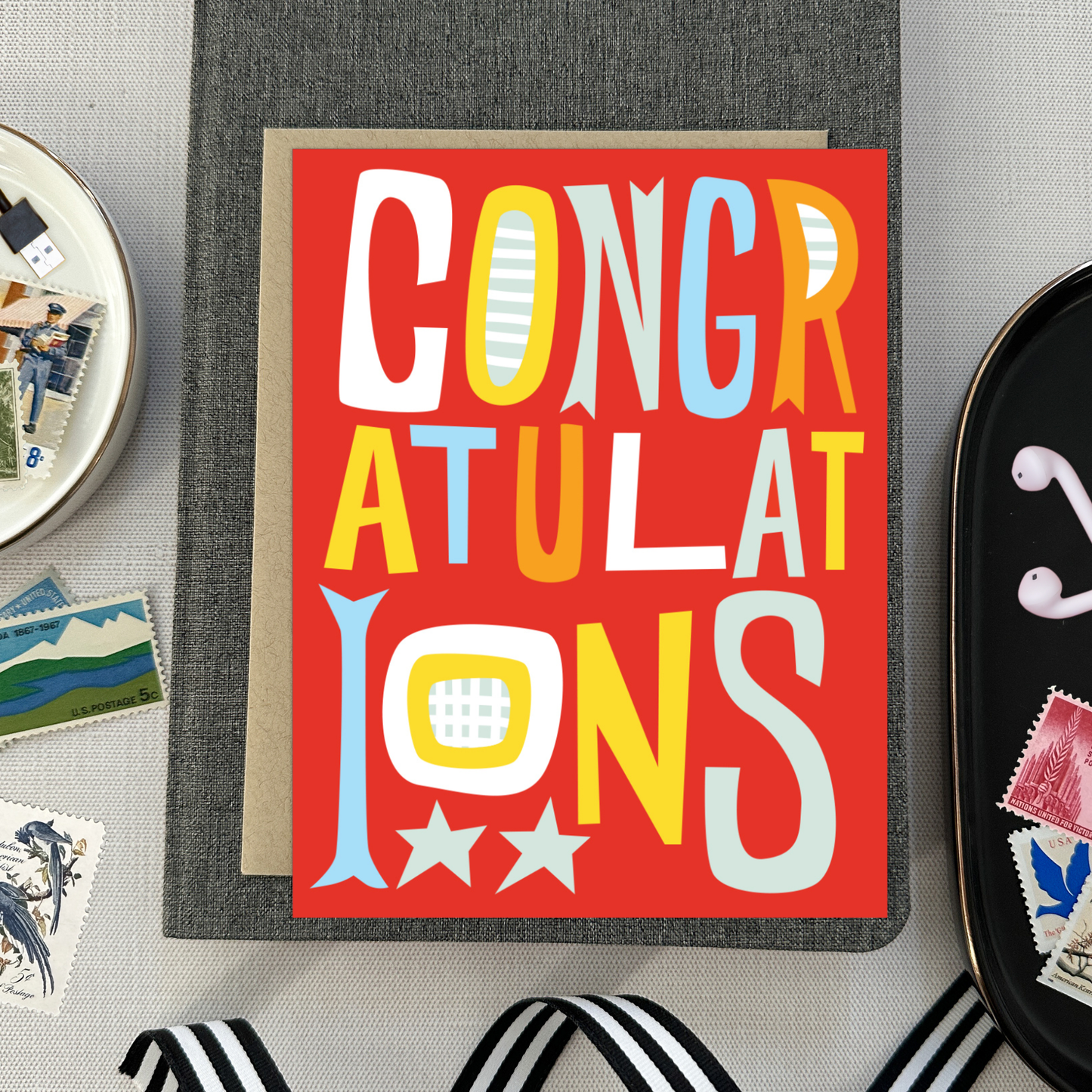Barone and Co. - Congrats Funky Congrats Card
