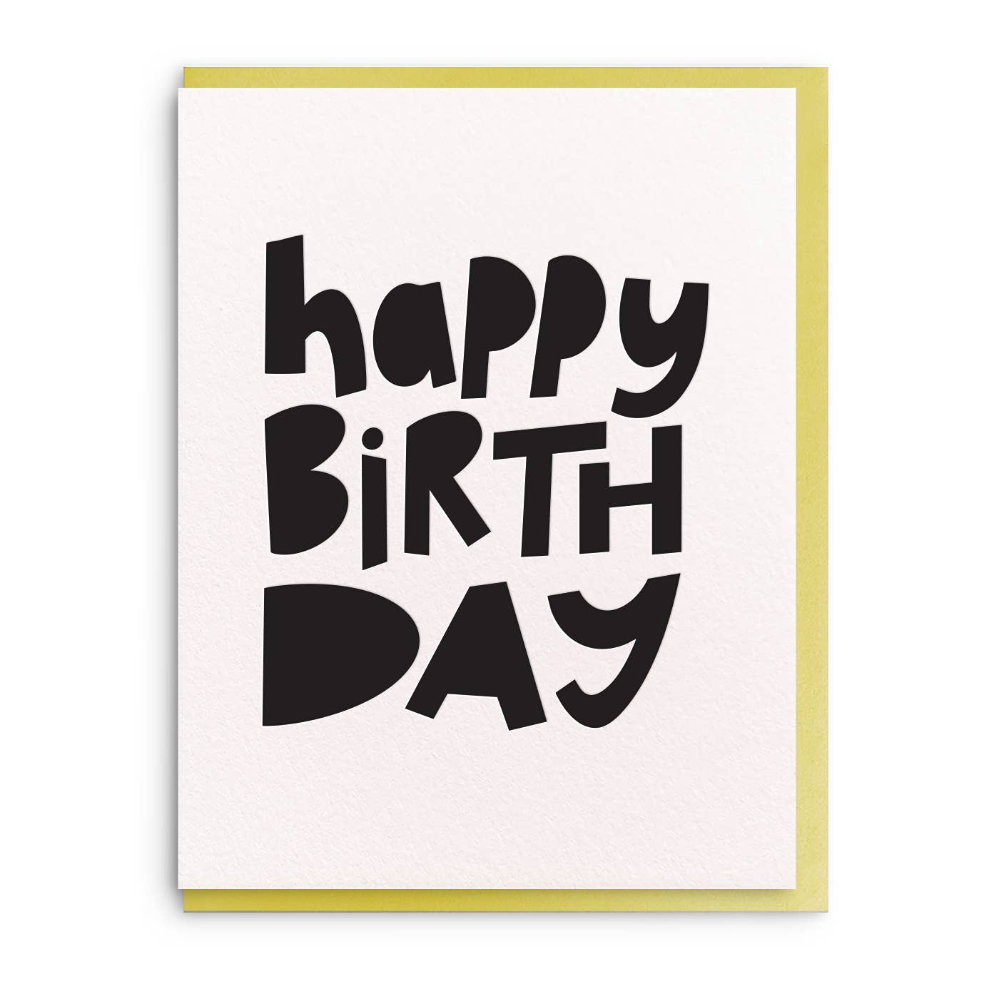 Dahlia Press - Birthday Chonky, Letterpress Birthday Greeting Card