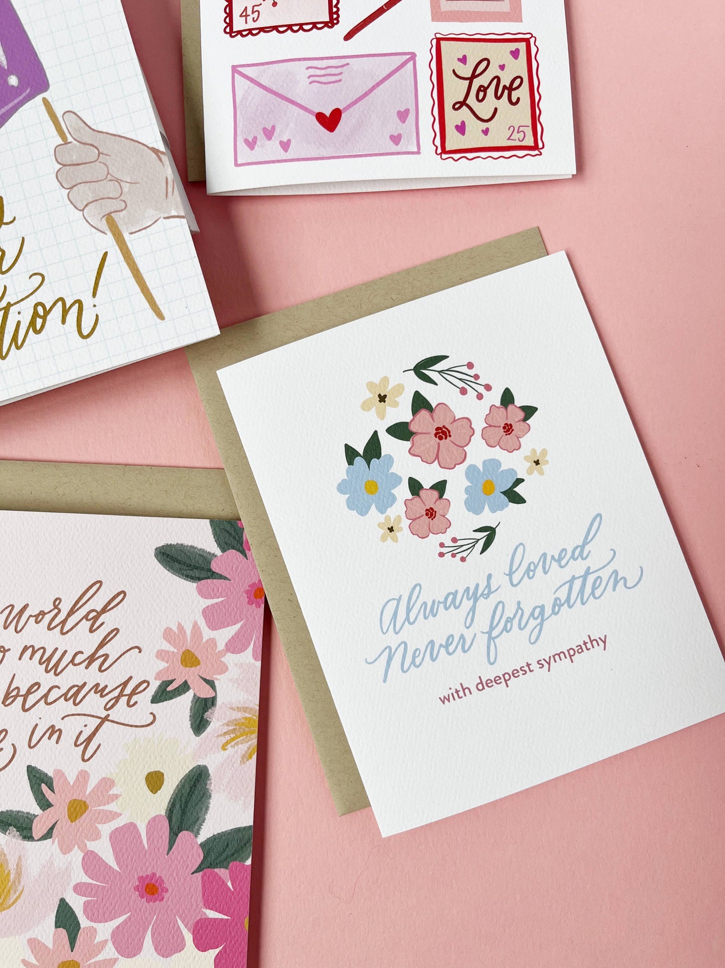 Prairie Letter Shop - Always Loved Sympathy Card | Sympathy Note for Loss or Pet