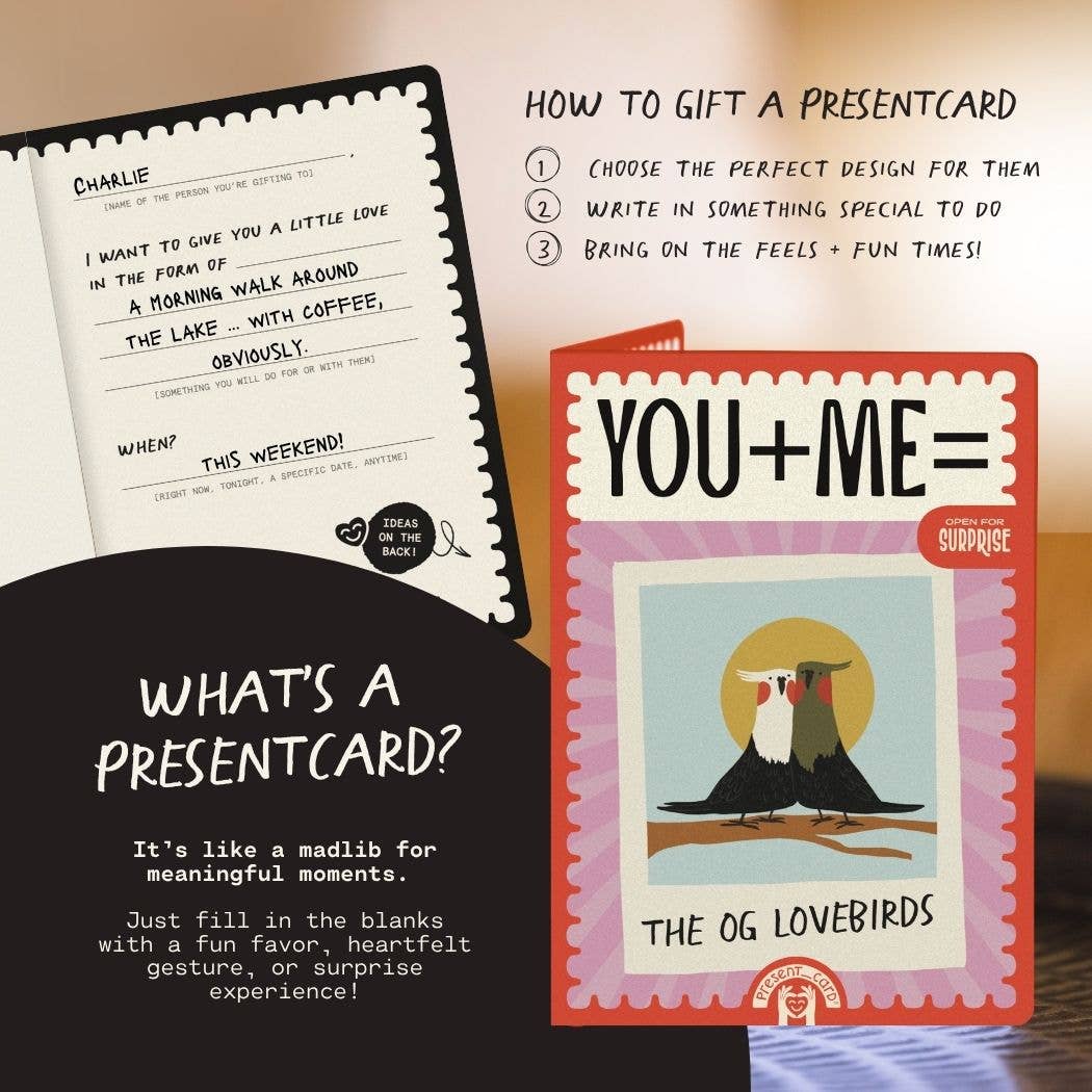 PresentCard™ | OG Lovebirds - Old School Love Card