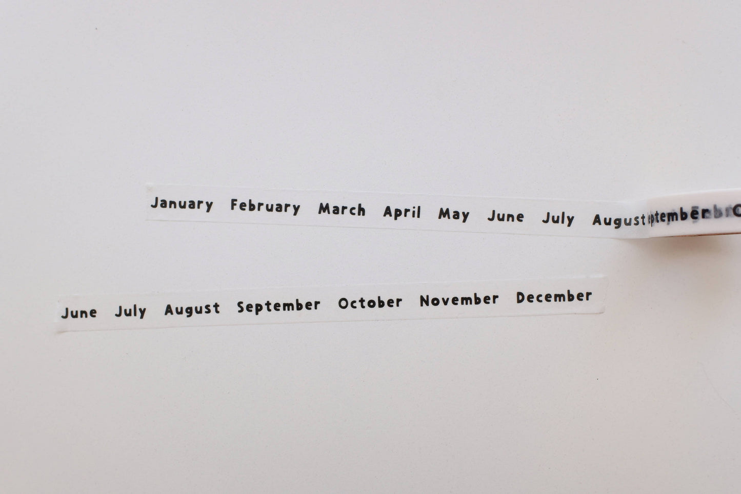 Months - Washi Tape