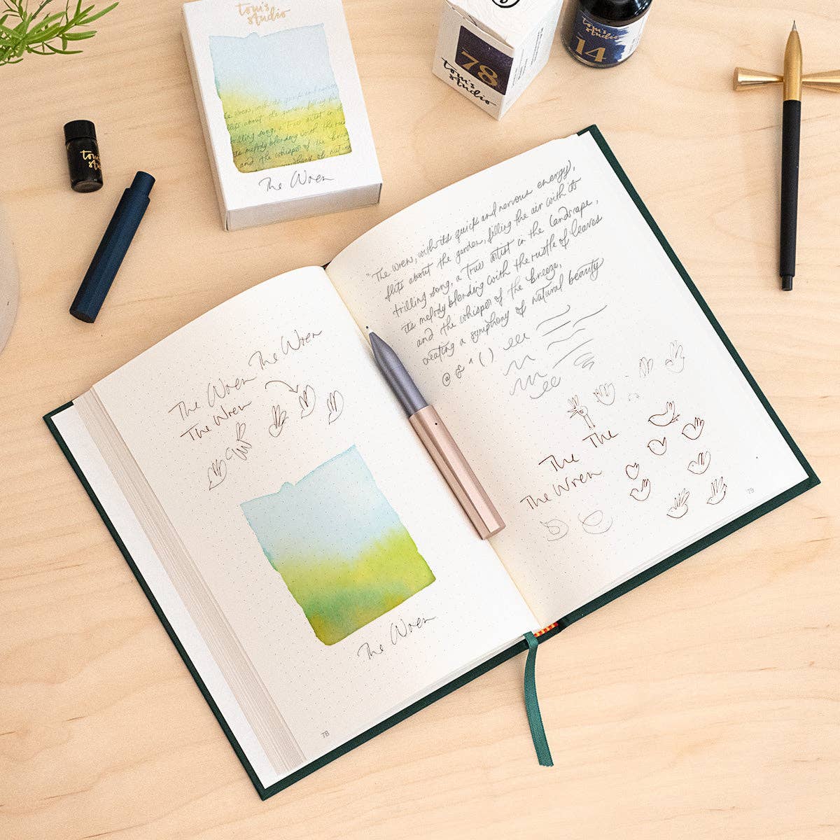 Tom's Studio - The Wren - Refillable Writing Pen