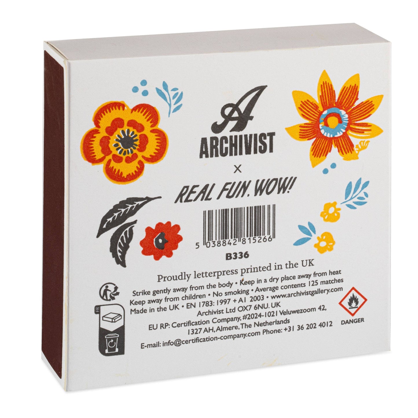 Flowers by Real, Fun, Wow! - Safety Matches