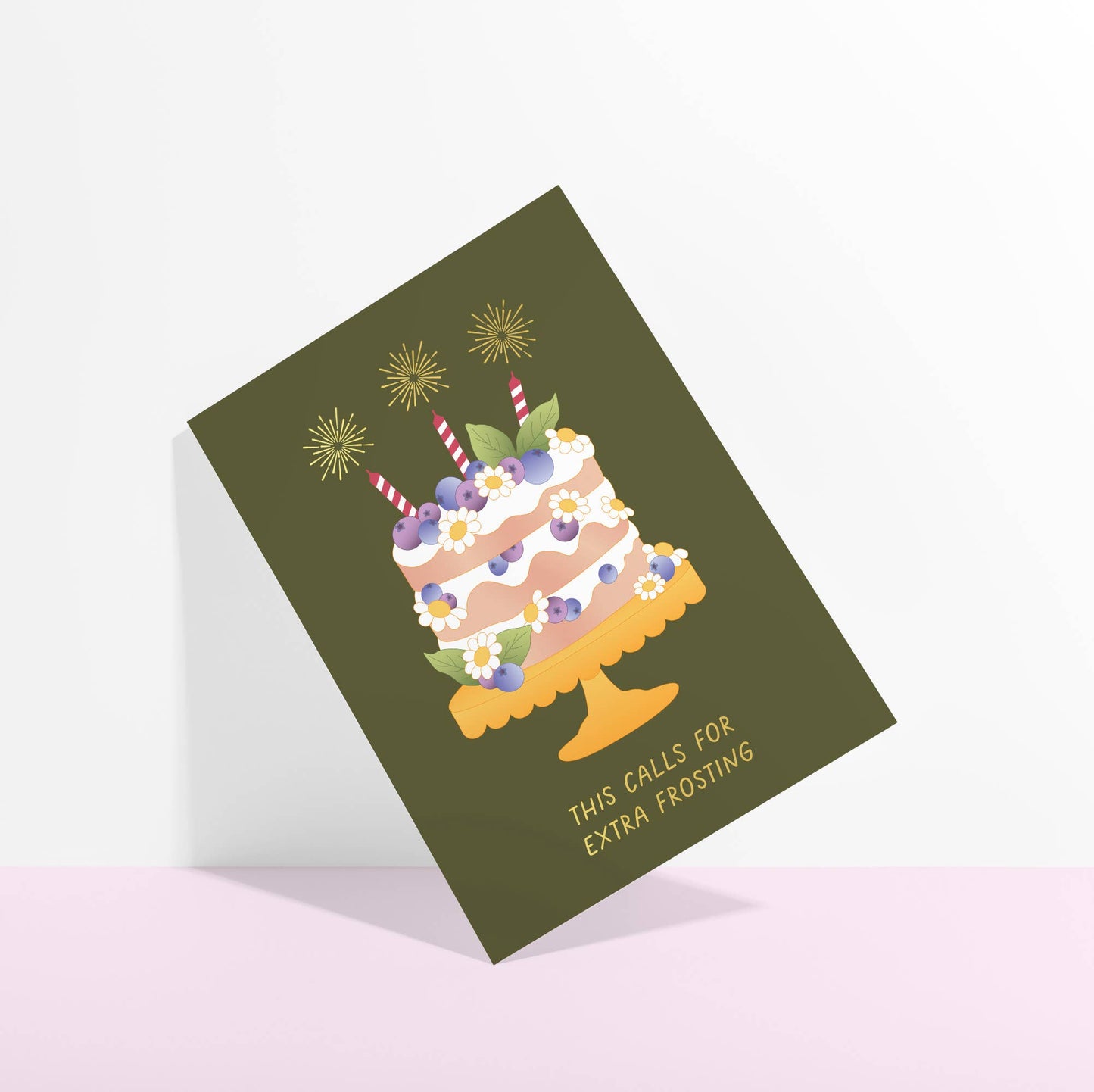 Sublime & Co. - This Calls For Extra Frosting Cake Birthday Card