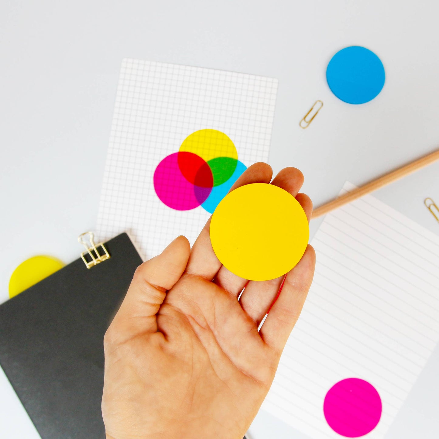 CMYK Transparent Sticky Notes