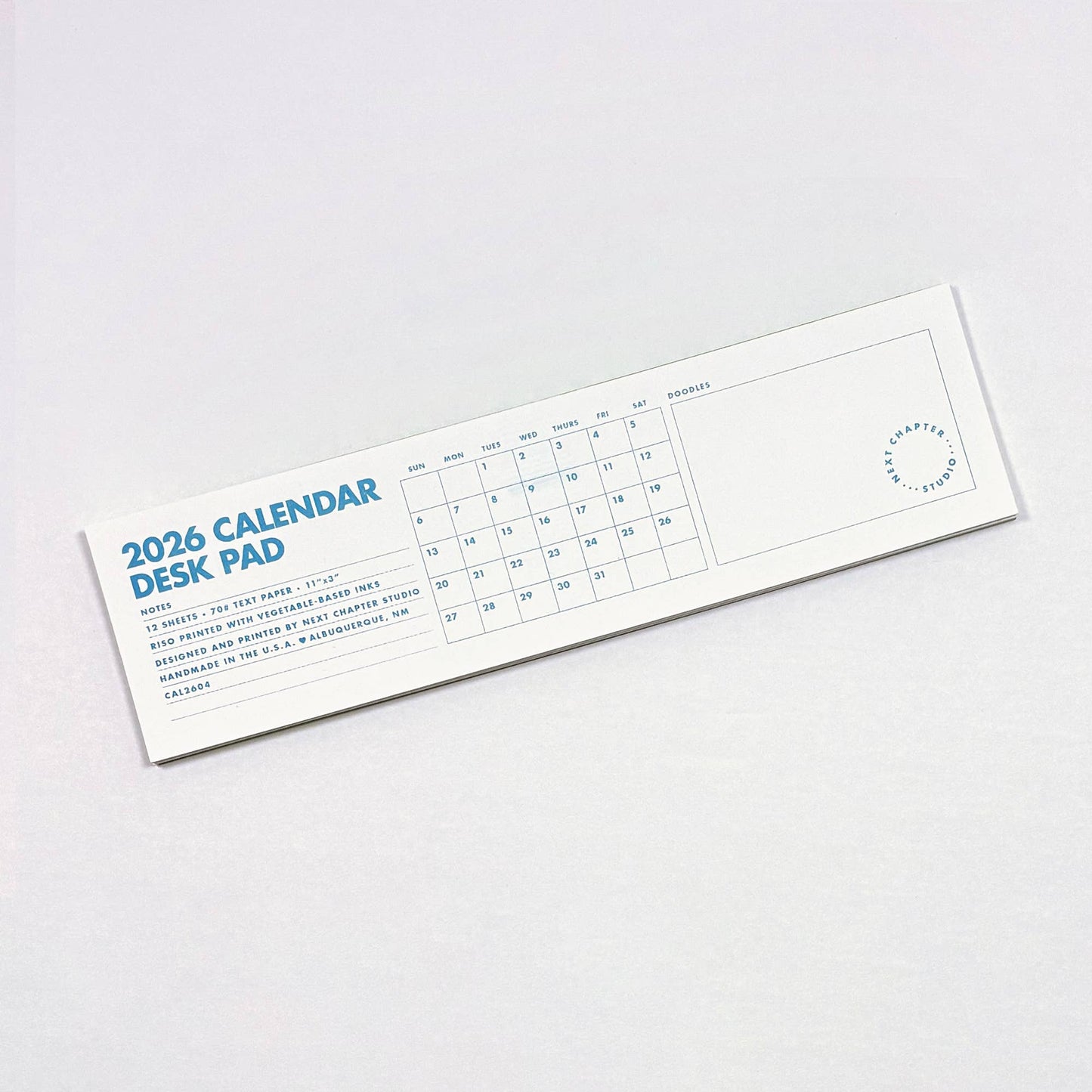 Next Chapter Studio - 2026 Desk Pad Calendar