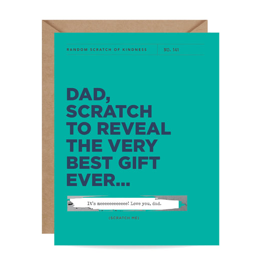 Inklings Paperie - Scratch-off Card - Best Gift Ever - Father's Day/Birthday