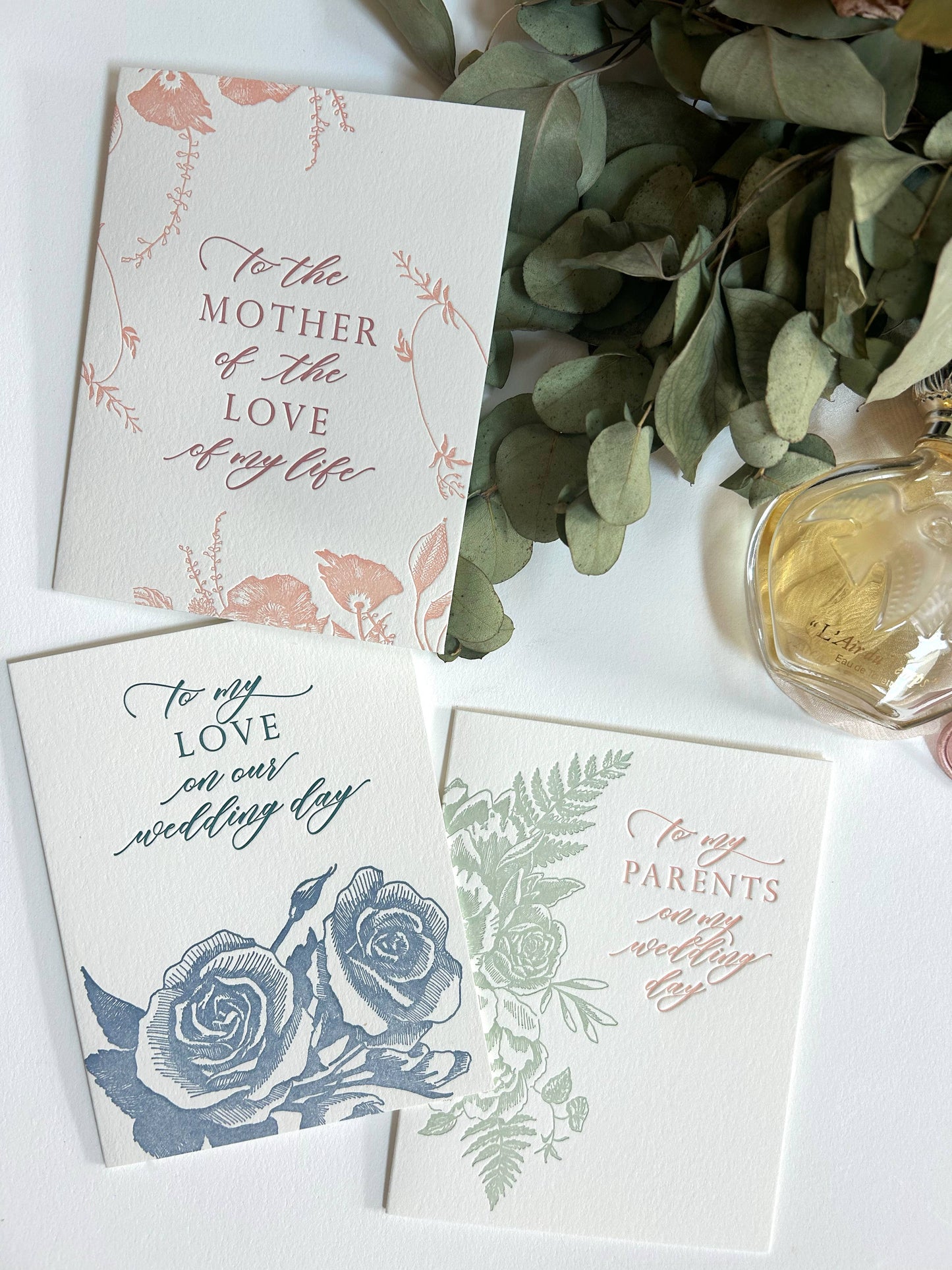 Rust Belt Love Paperie - To My Love On Our Wedding Day Letterpress Card