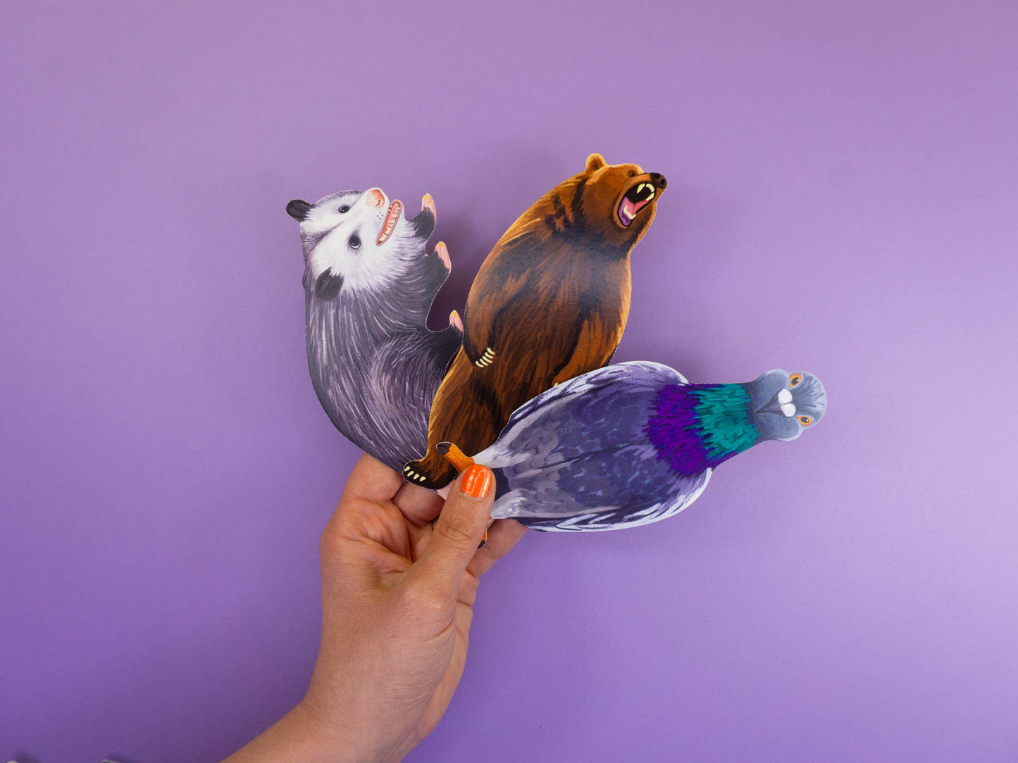 Grey Street Paper - Pigeon Die-Cut Bookmark