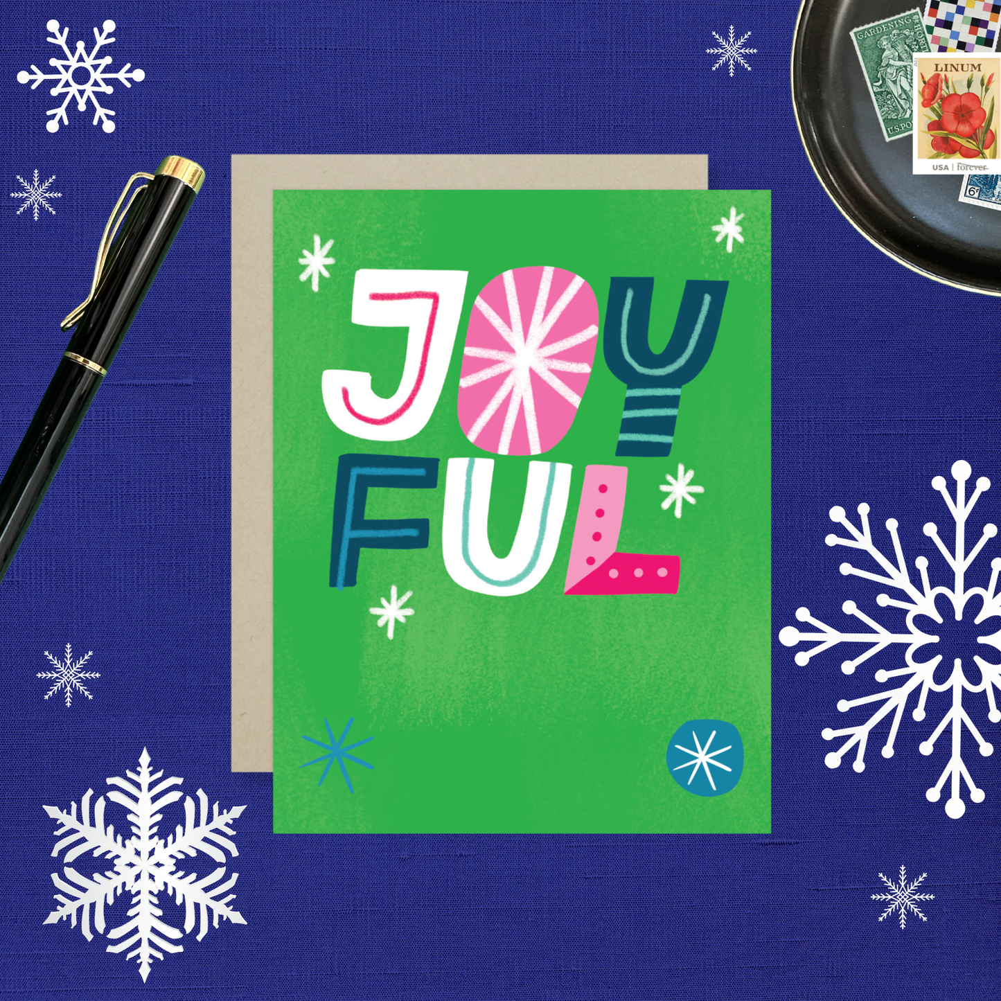 Barone and Co. - Joyful Funky Holiday Card