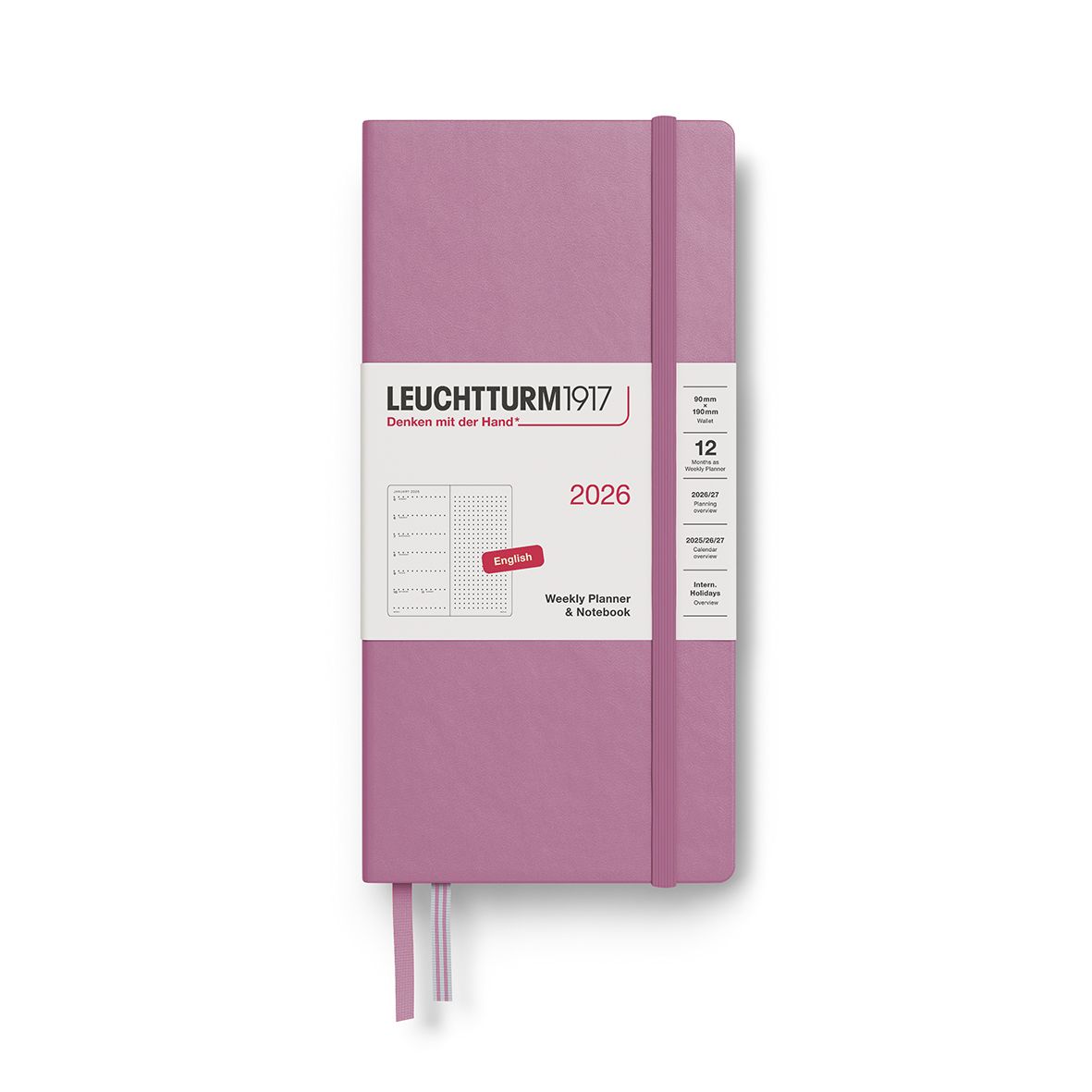 *NEW SIZE* Weekly Planner & Dotted Notebook - Hardcover (B6+/A6) - 2026