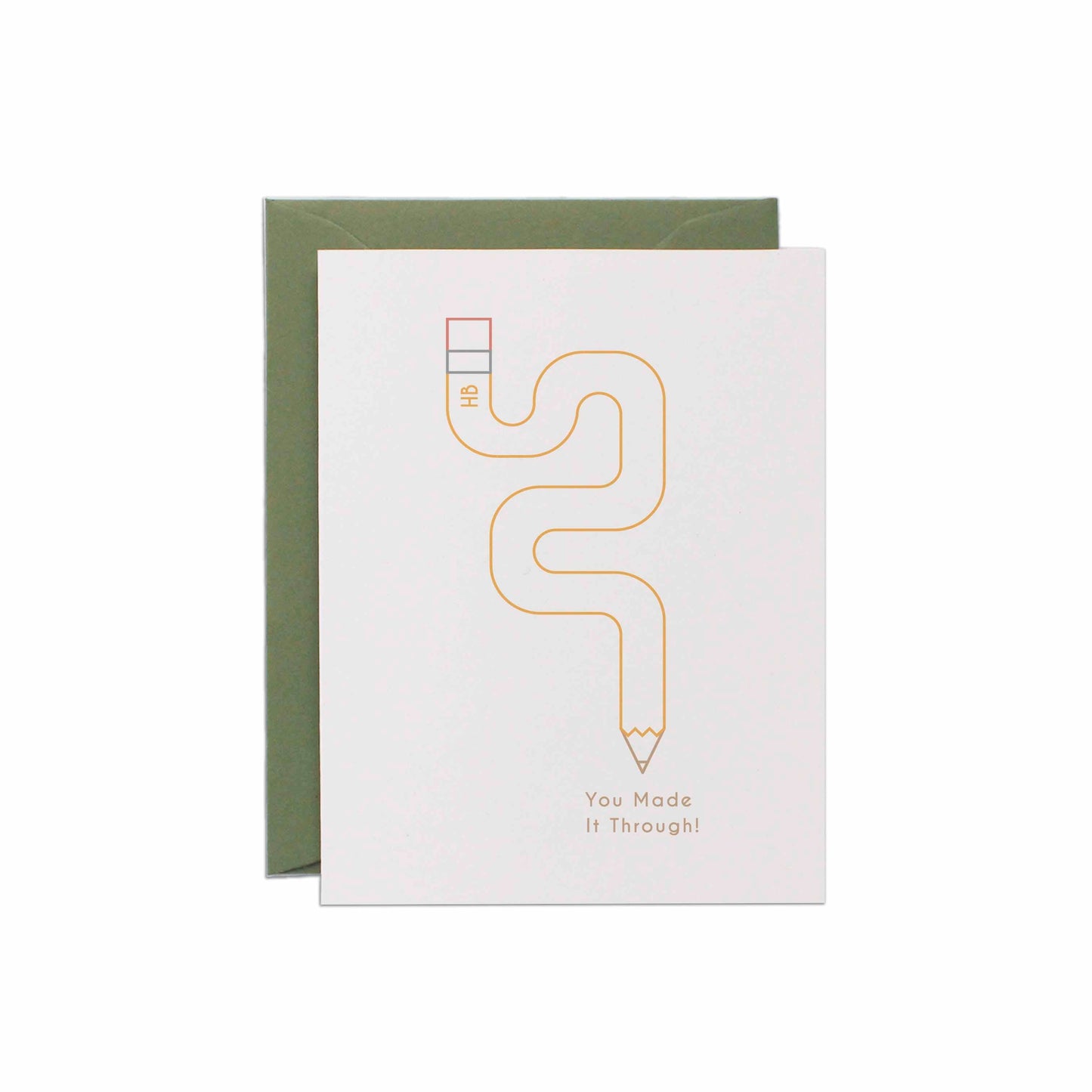 Line & Kind Paper Co. - Made it Through | School & Graduation Greeting Card
