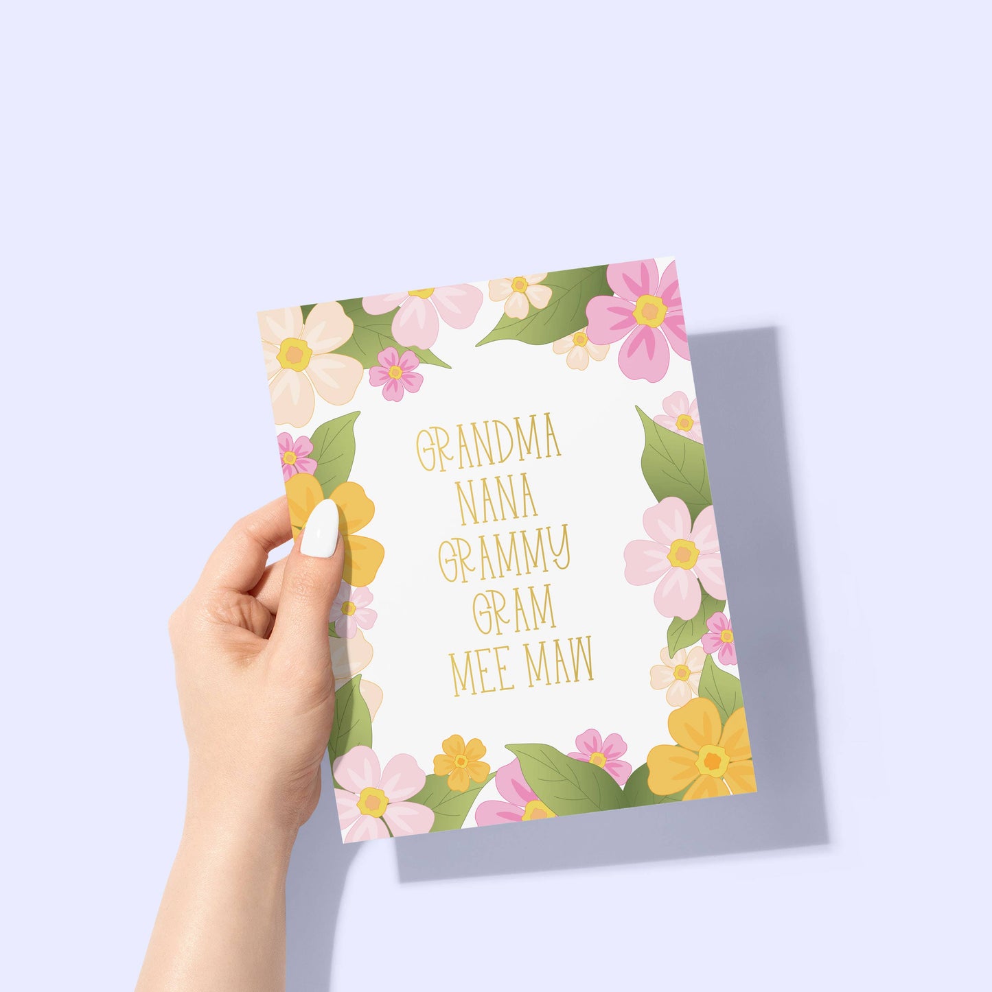 Sublime & Co. - Grandma Nana Granny Mother's Day Card For Grandma