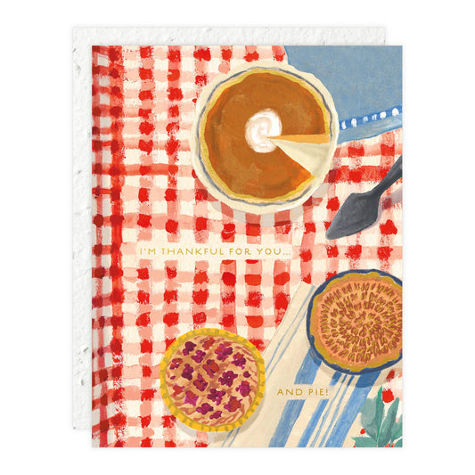Seedlings - You + Pie - Thanksgiving Card