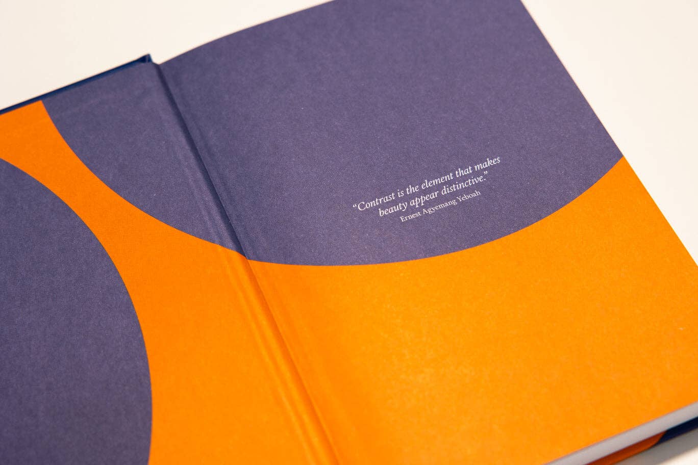 Yop & Tom USA - Contrast Navy & Orange A5 Dotted Notebook