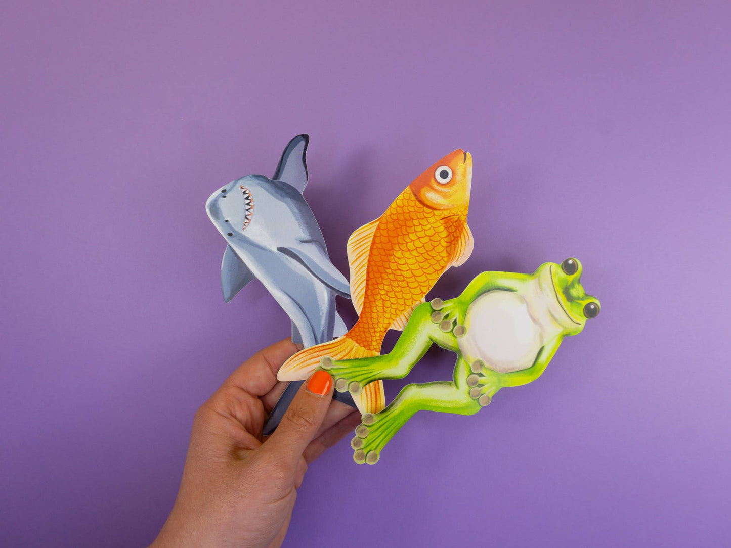 Grey Street Paper - Frog Die-Cut Bookmark