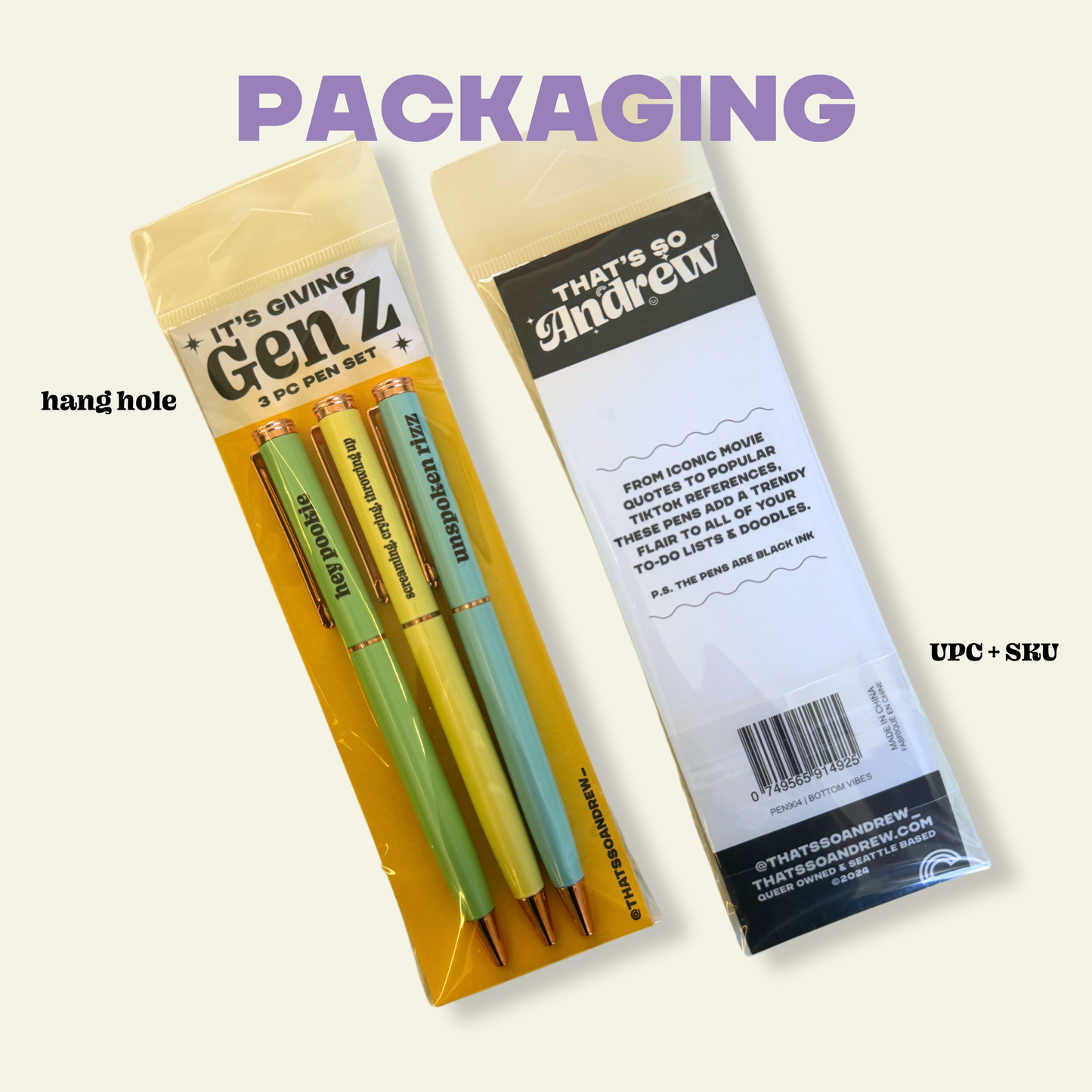 That’s So Andrew - Gen X Pen Set