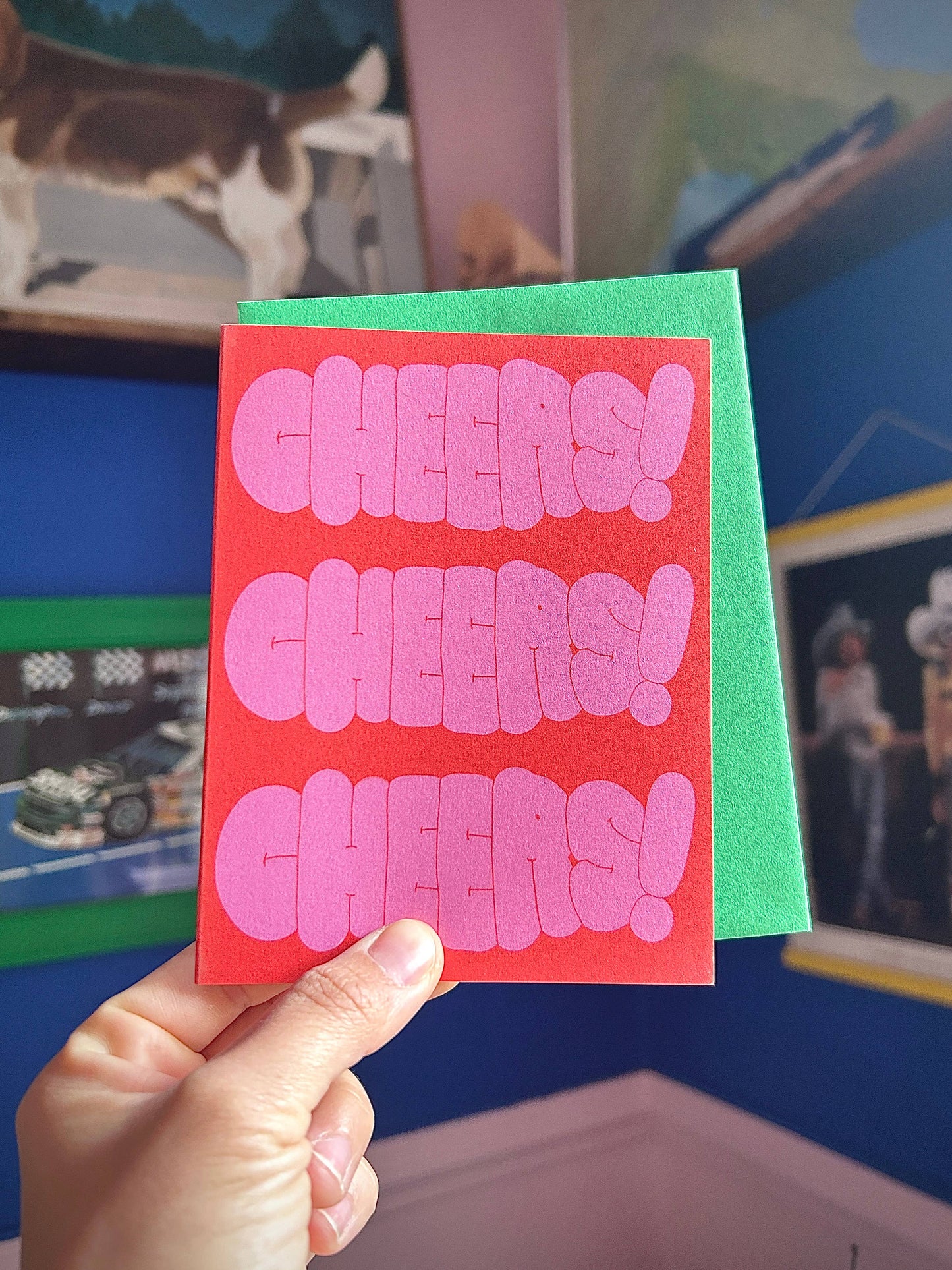 Cheers! Cheeers! - Greeting Card