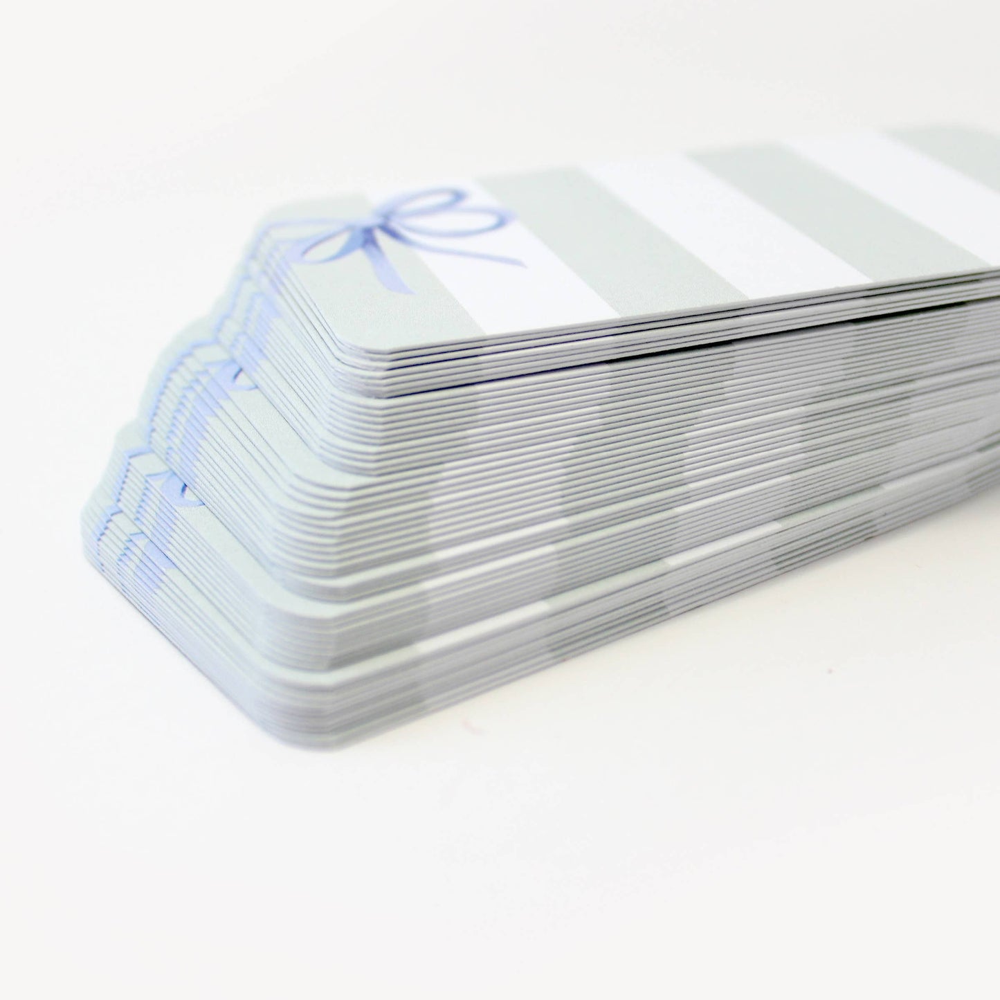 Blue Bow Stripes - Pocket Notes
