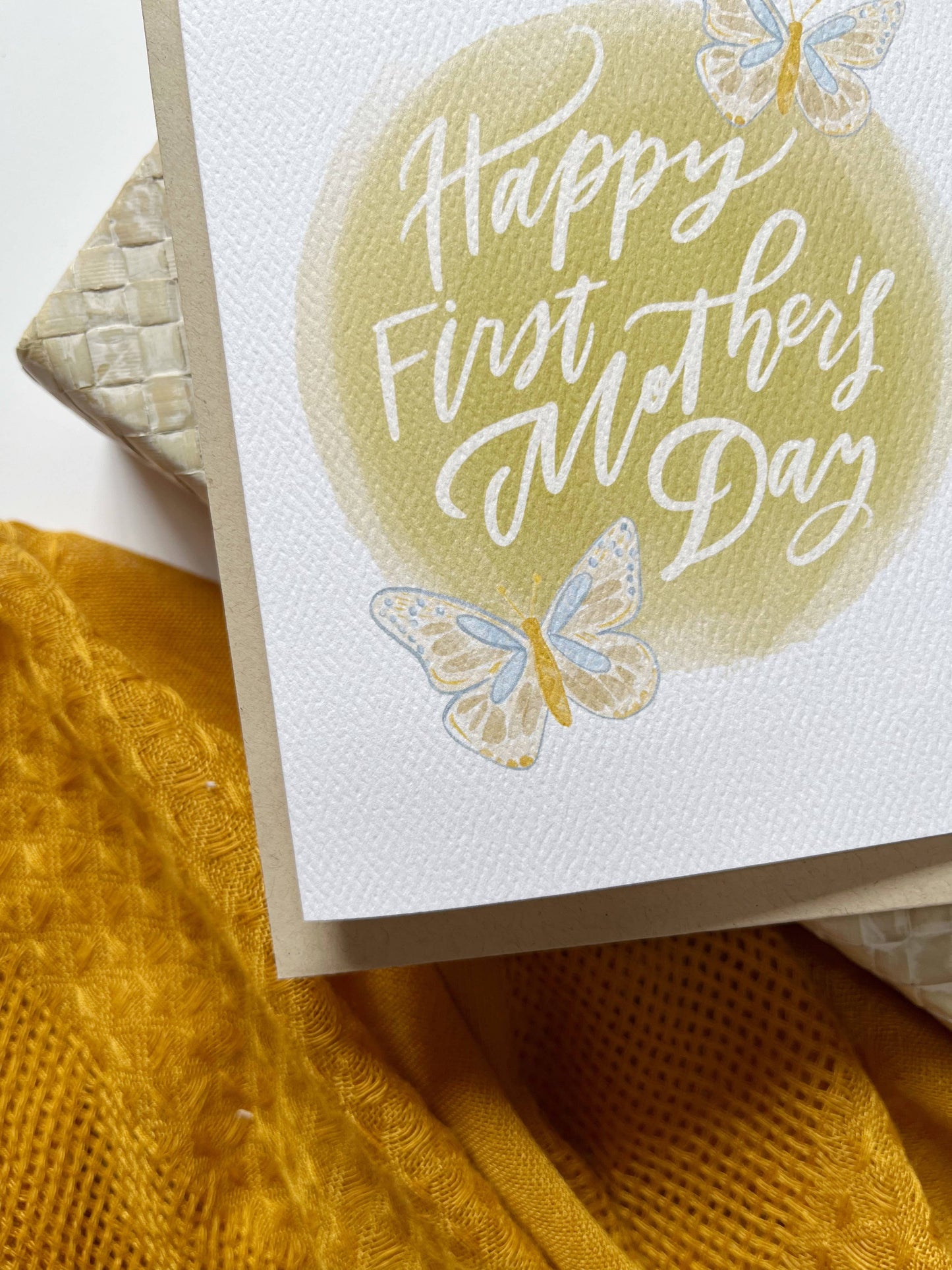 First Mother's Day - Butterfly Greeting Card for Moms